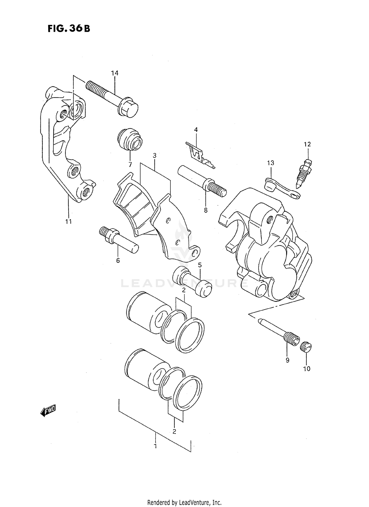 REAR CALIPER
