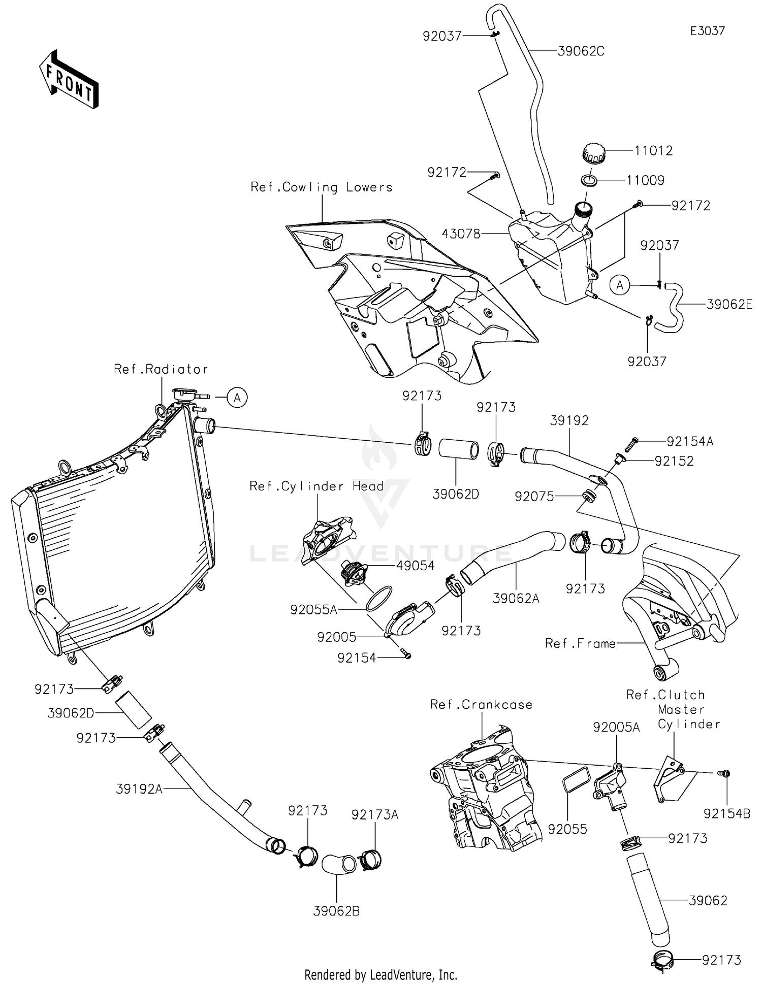 STEERING STEM (MODEL K1)