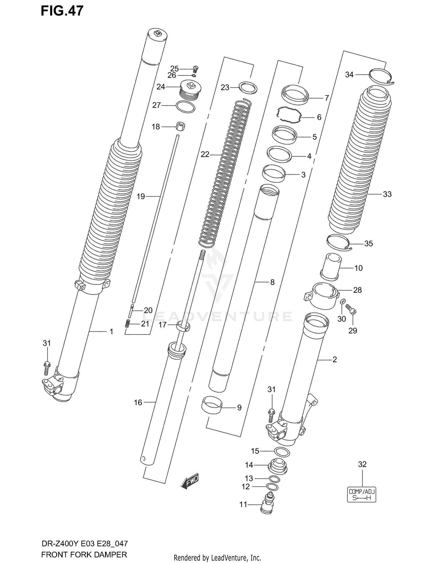 FRONT FORK DAMPER