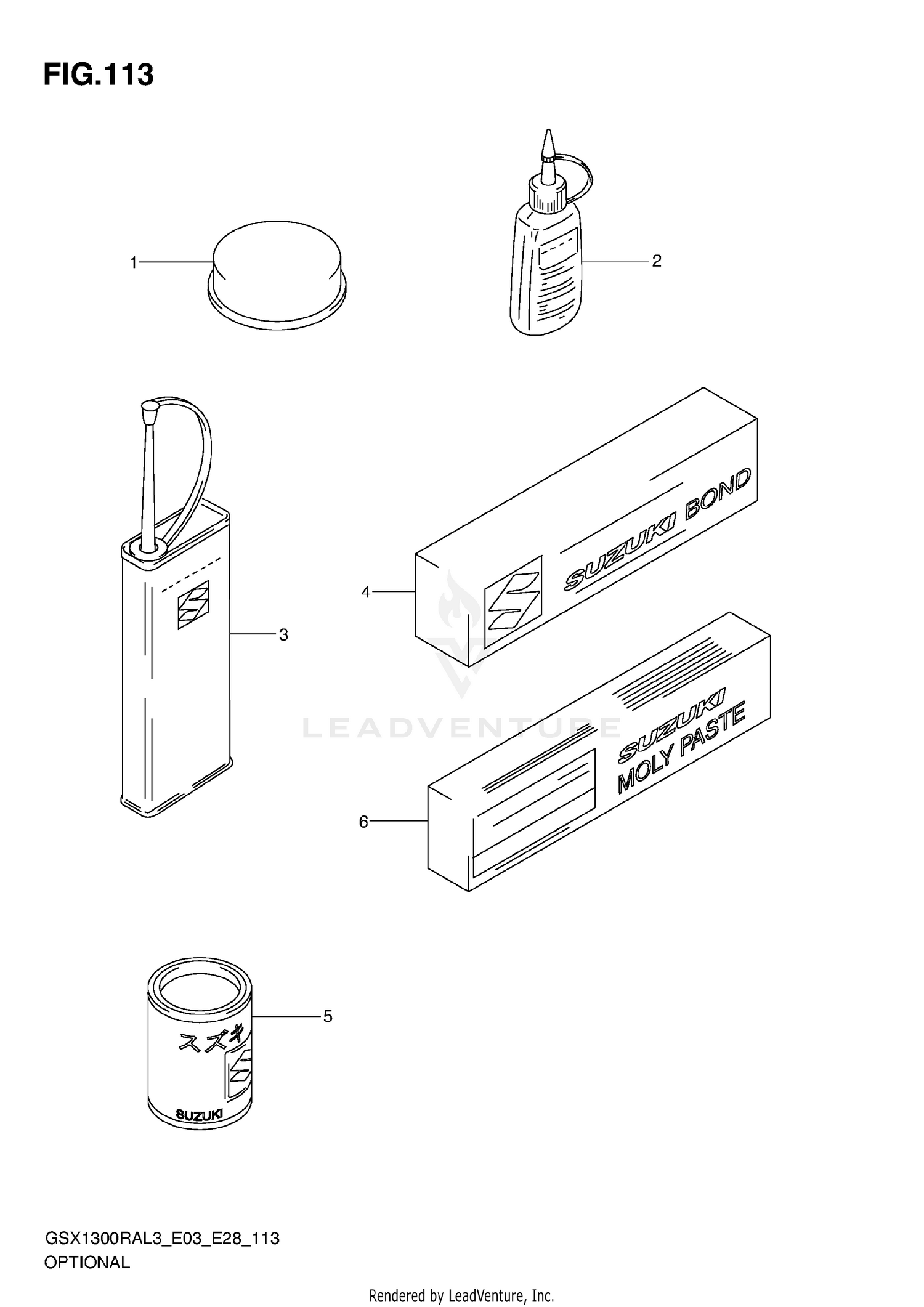 OPTIONAL (GSX1300RAL3 E33)