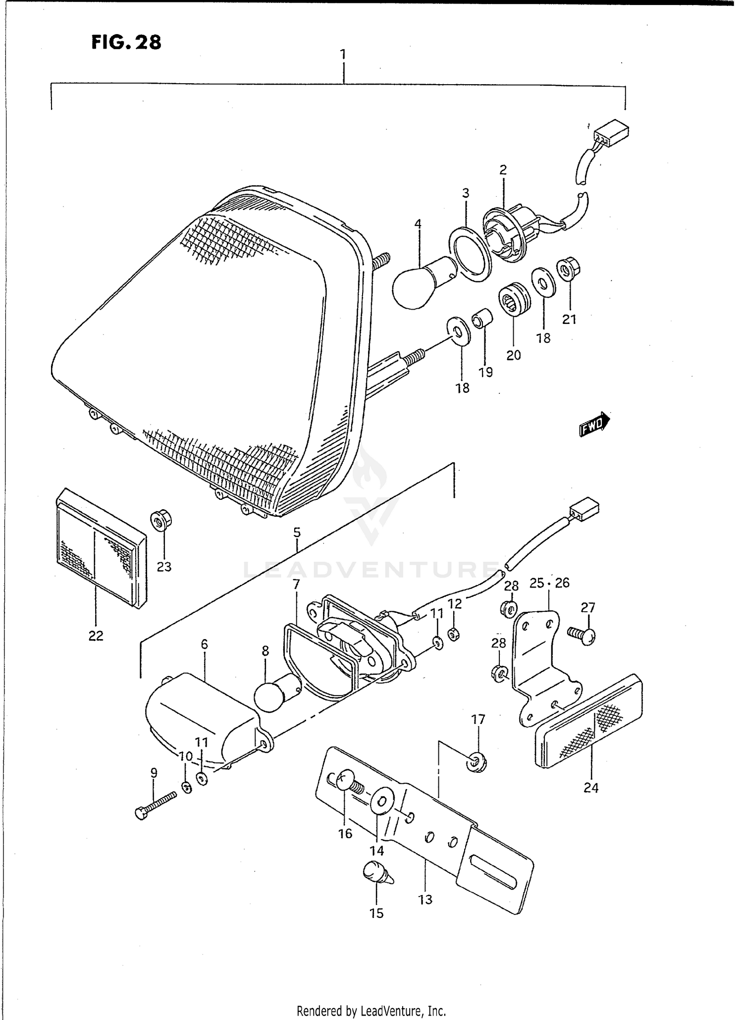 REAR COMBINATION LAMP