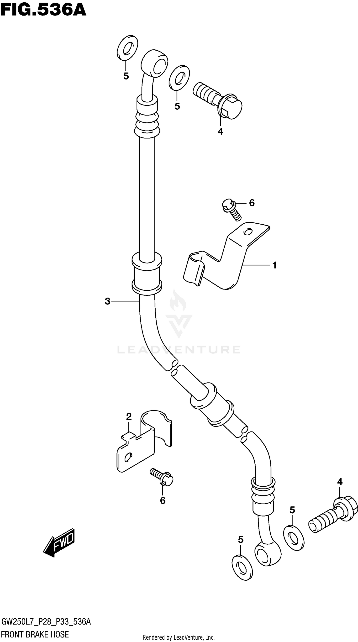 FRONT BRAKE HOSE