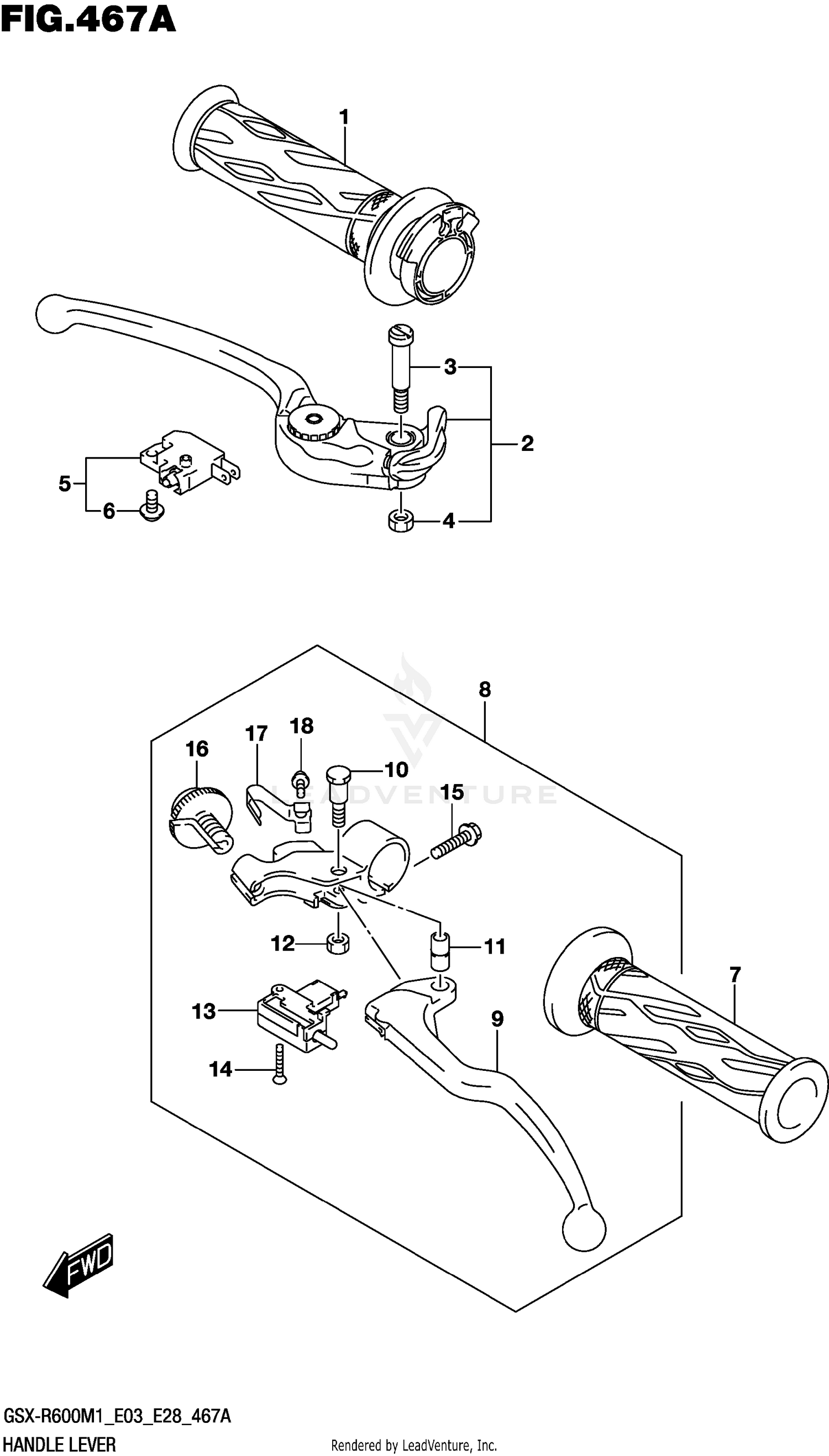 HANDLE LEVER
