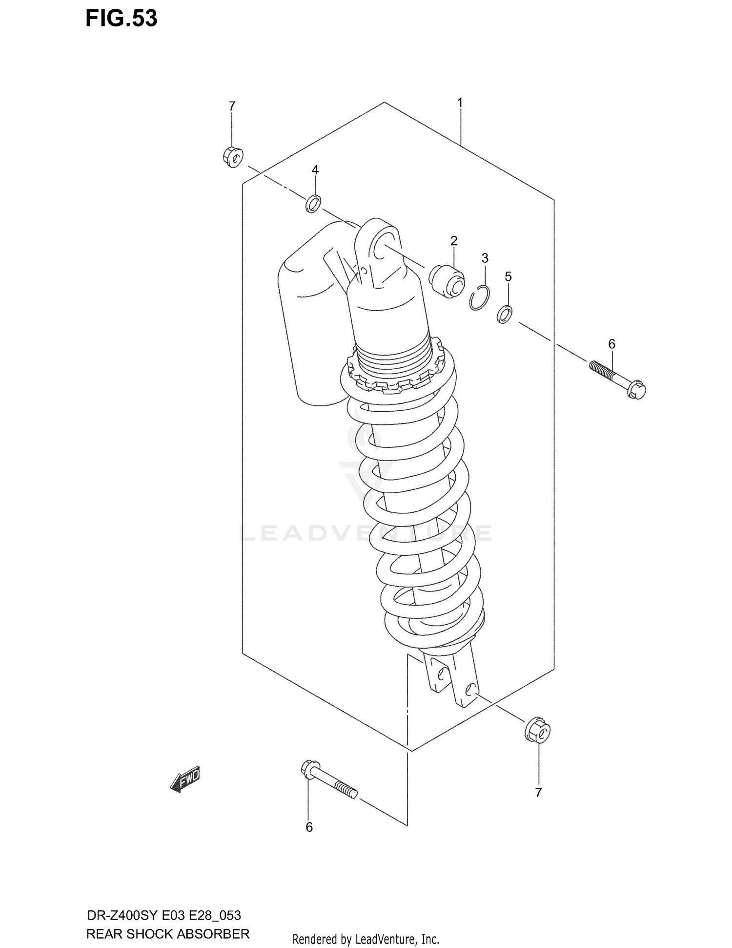 REAR SHOCK ABSORBER