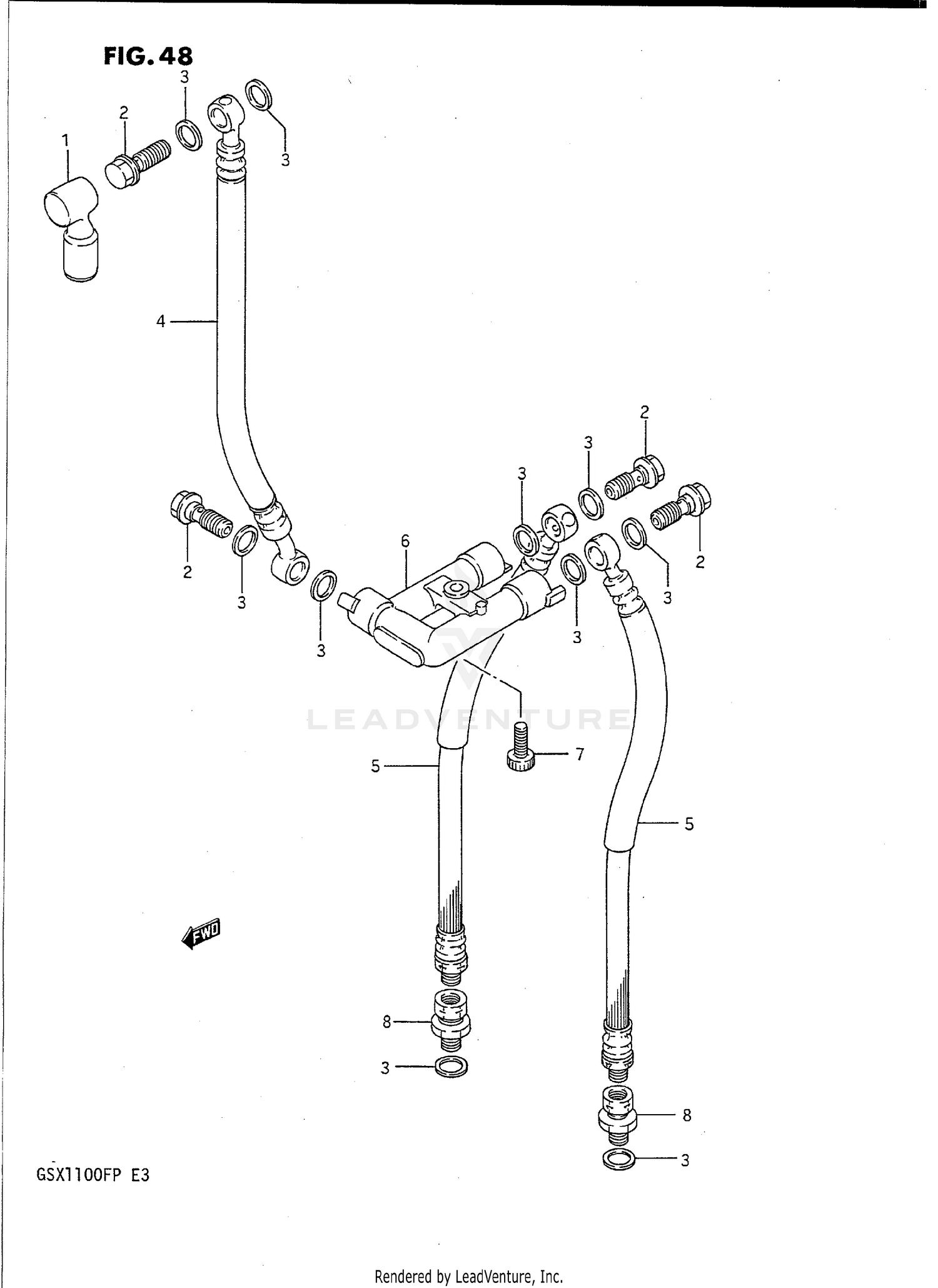 FRONT BRAKE HOSE