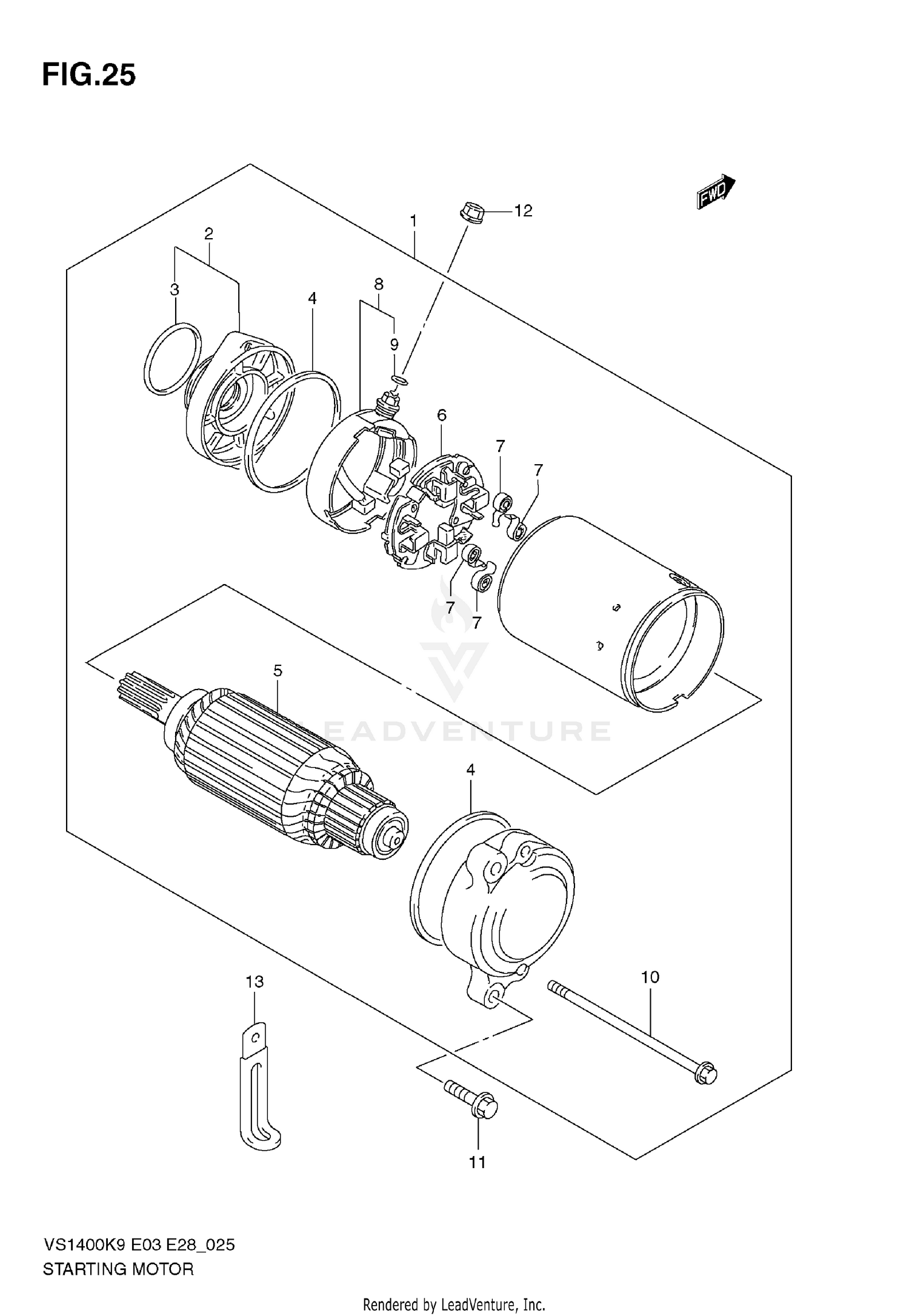 STARTING MOTOR