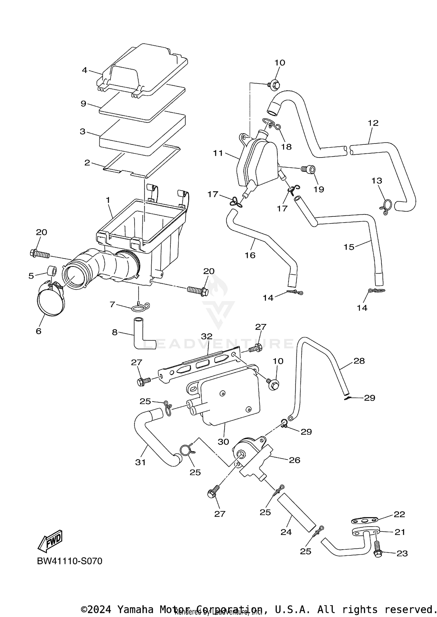 STEERING STEM (DR-Z125L5 E28)