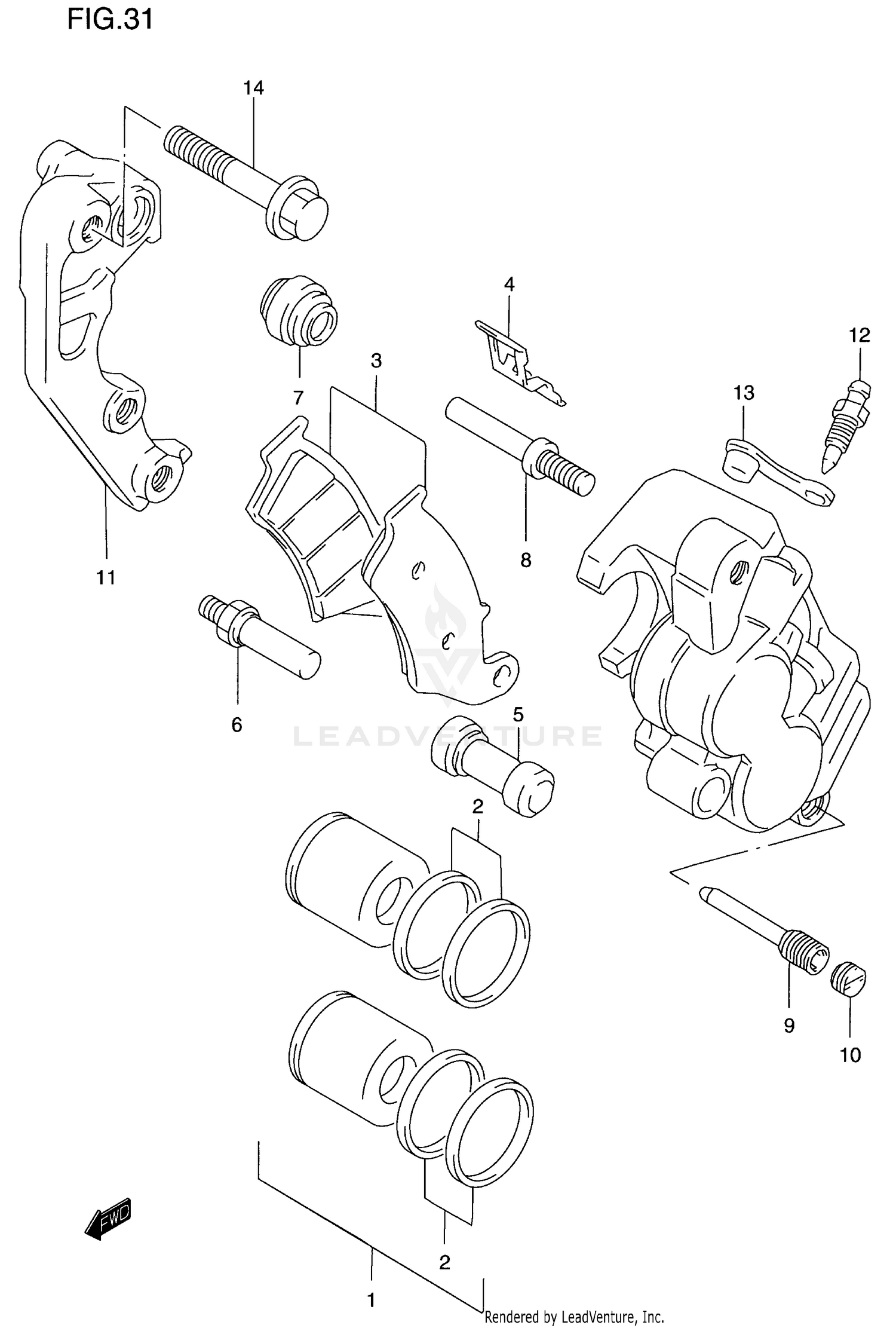 FRONT CALIPER