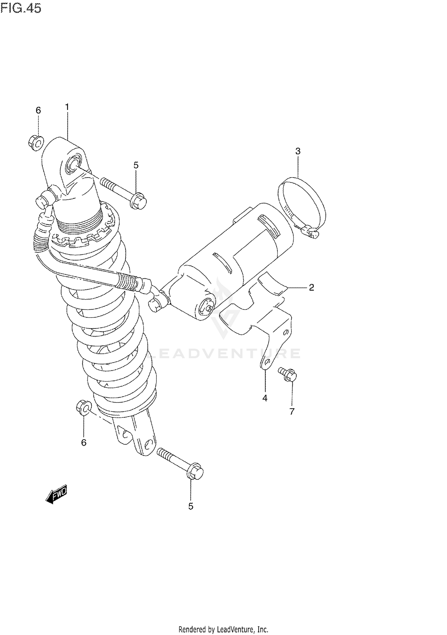 REAR SHOCK ABSORBER