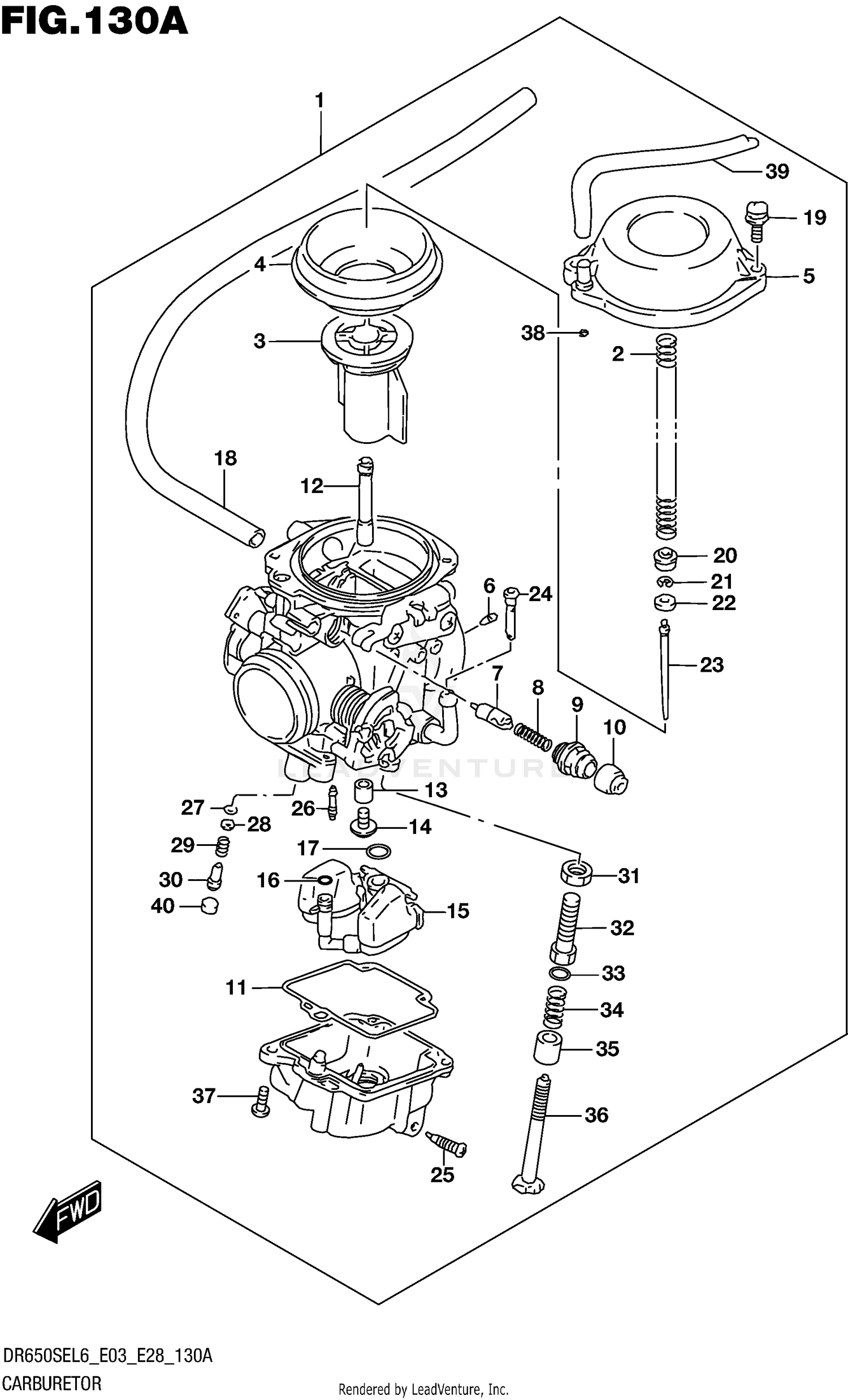 CARBURETOR (DR650SEL6 E03)