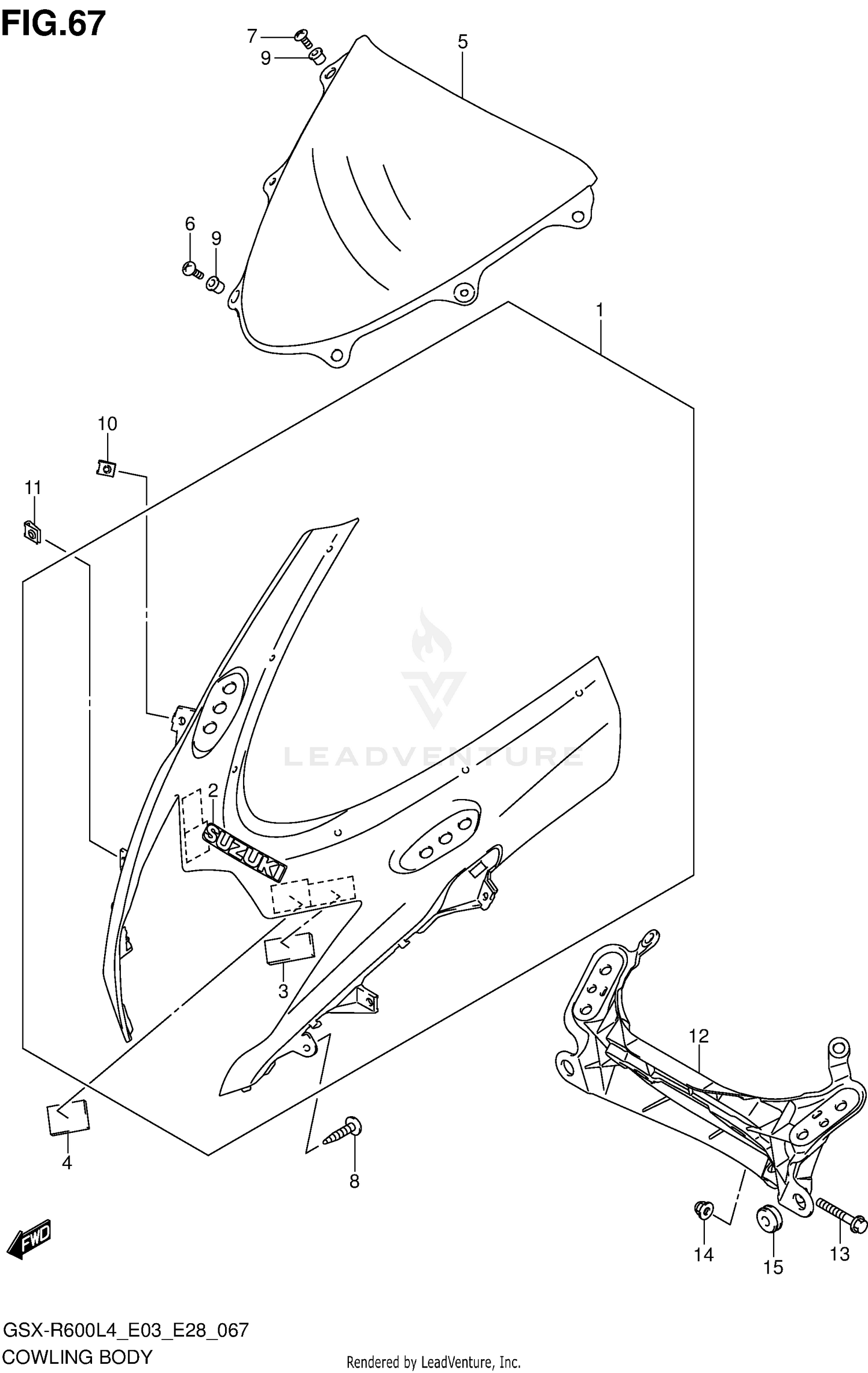 COWLING BODY