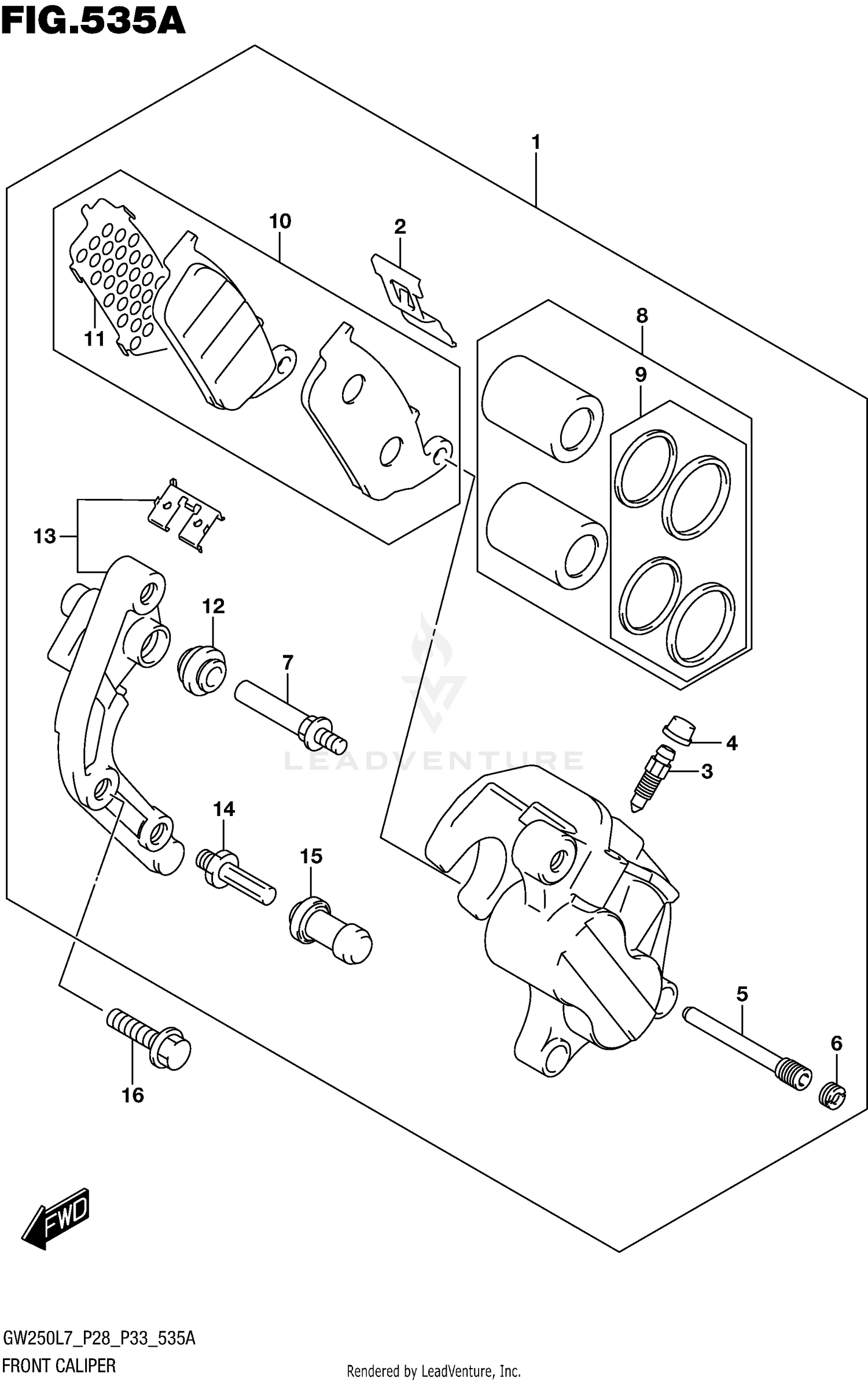 FRONT CALIPER