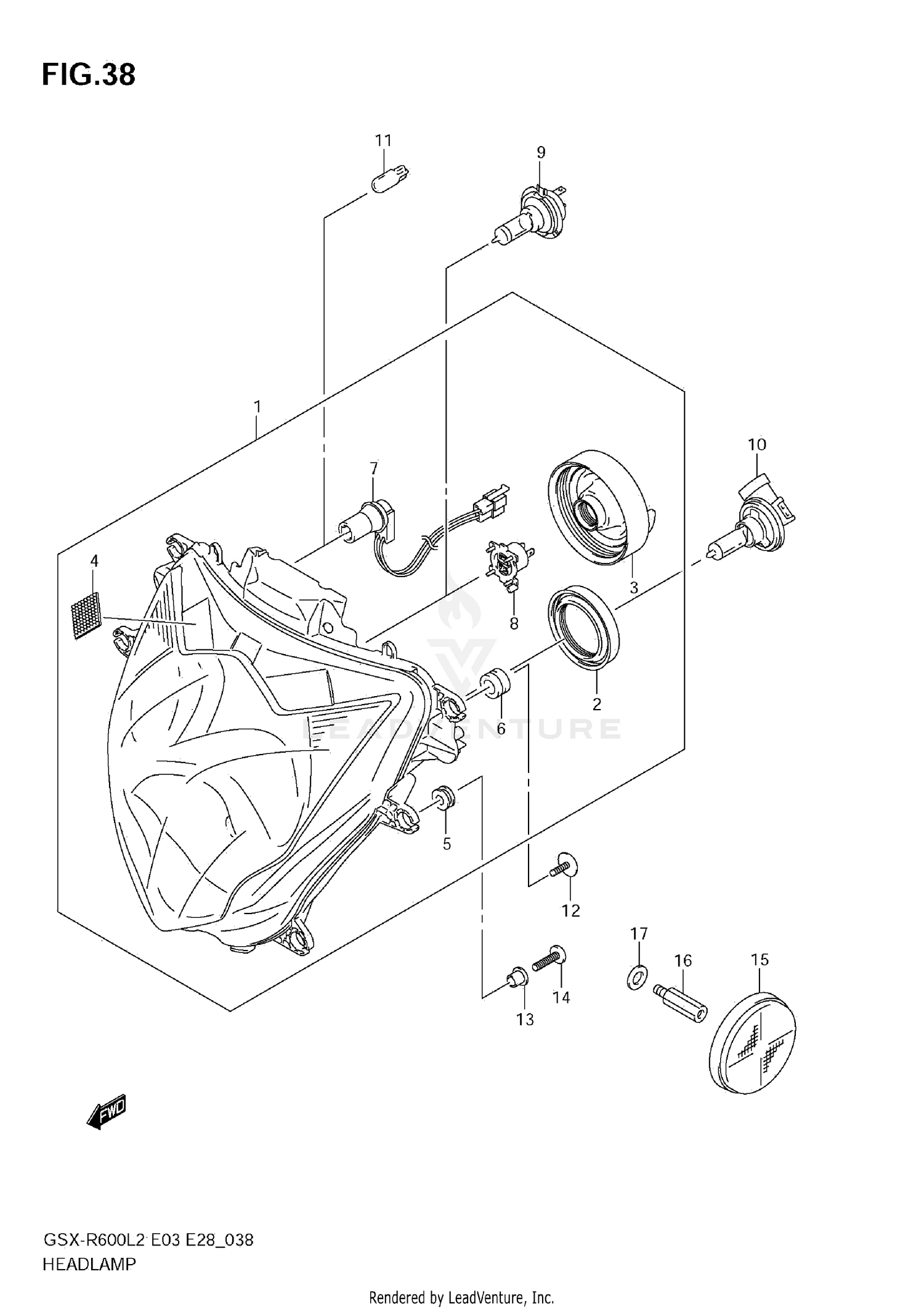 FRAME COVER (VZ800L8 E03)