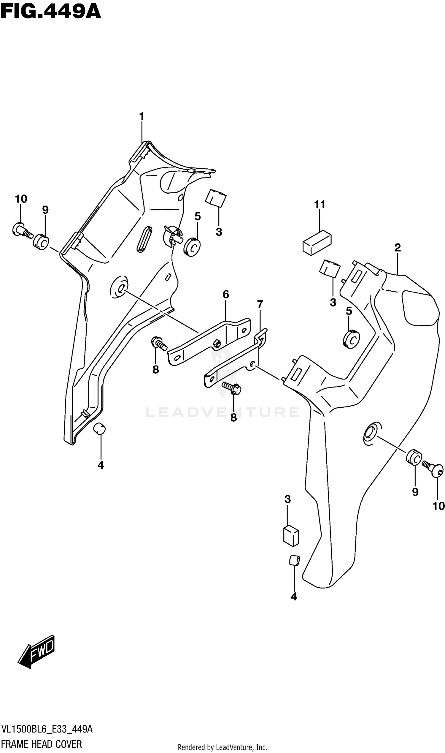 FRAME HEAD COVER