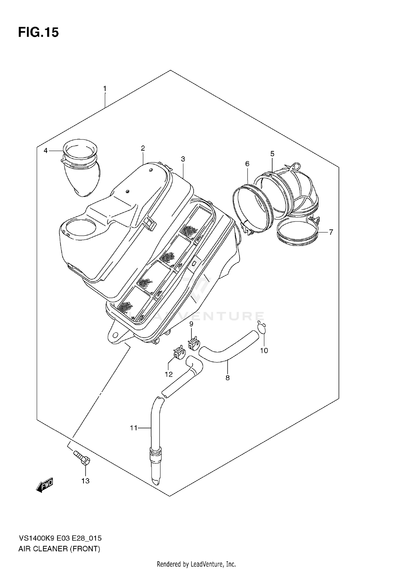 AIR CLEANER (FRONT)