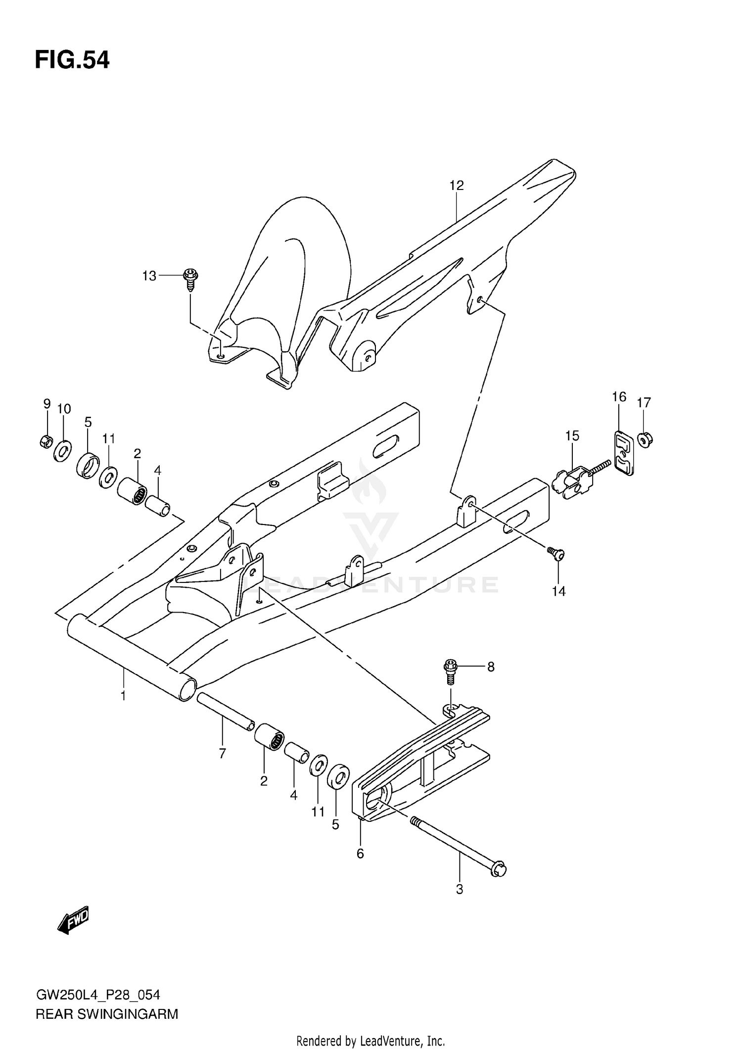 REAR SWINGINGARM