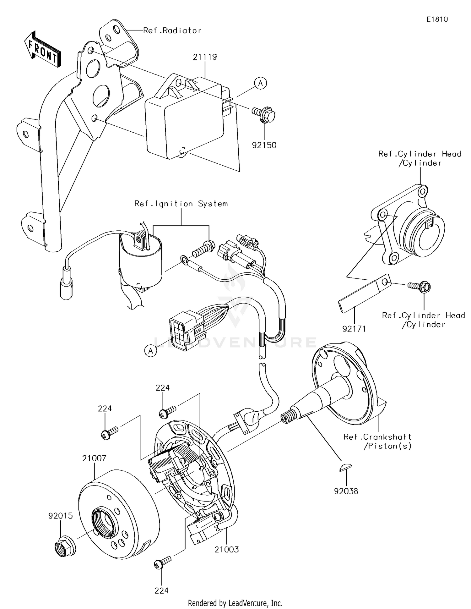 FRONT DAMPER (MODEL W/X)