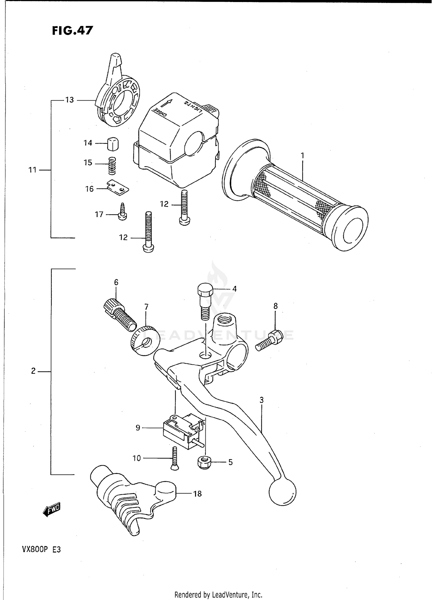 LEFT HANDLE SWITCH