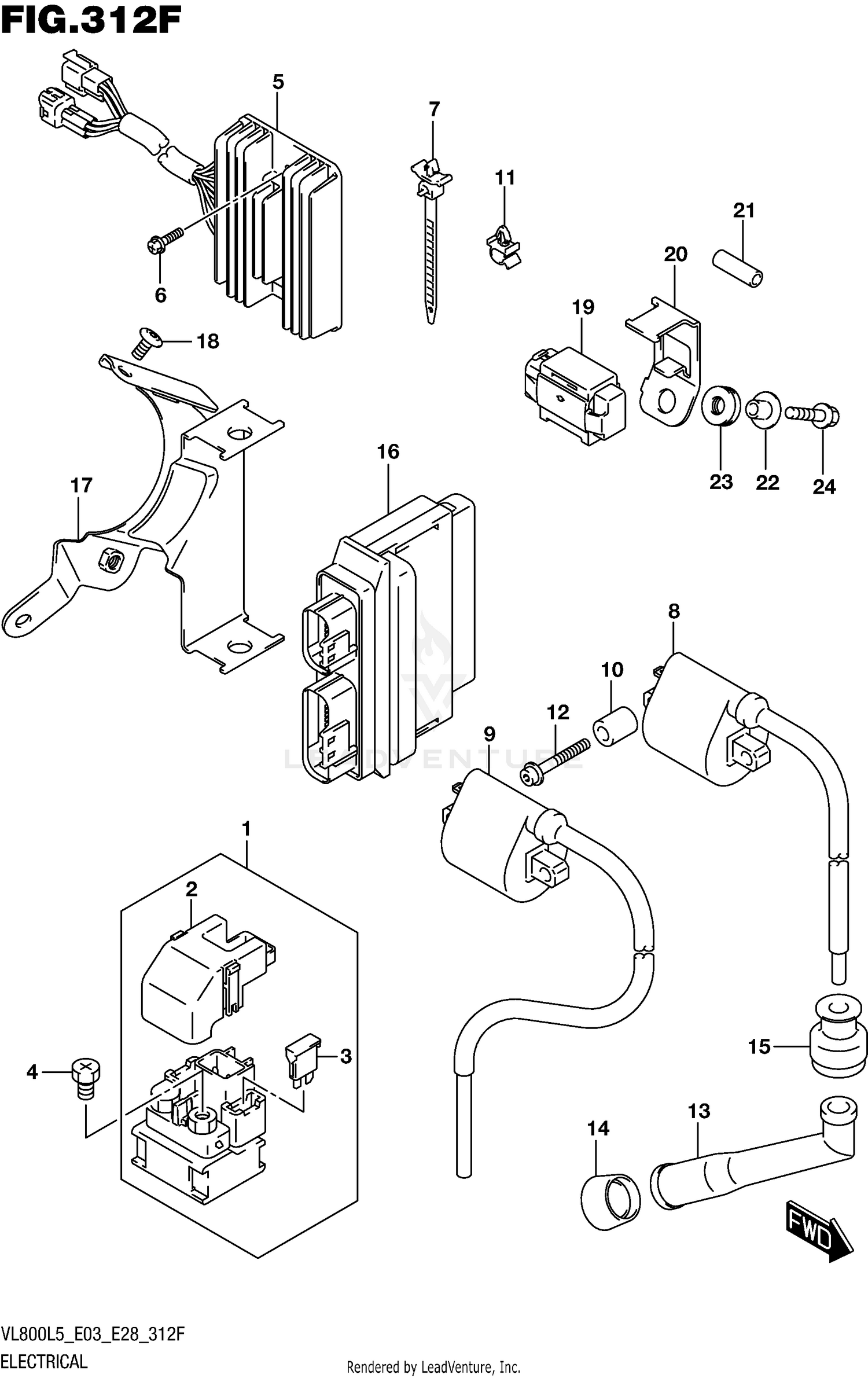 ELECTRICAL (VL800BL5 E28)