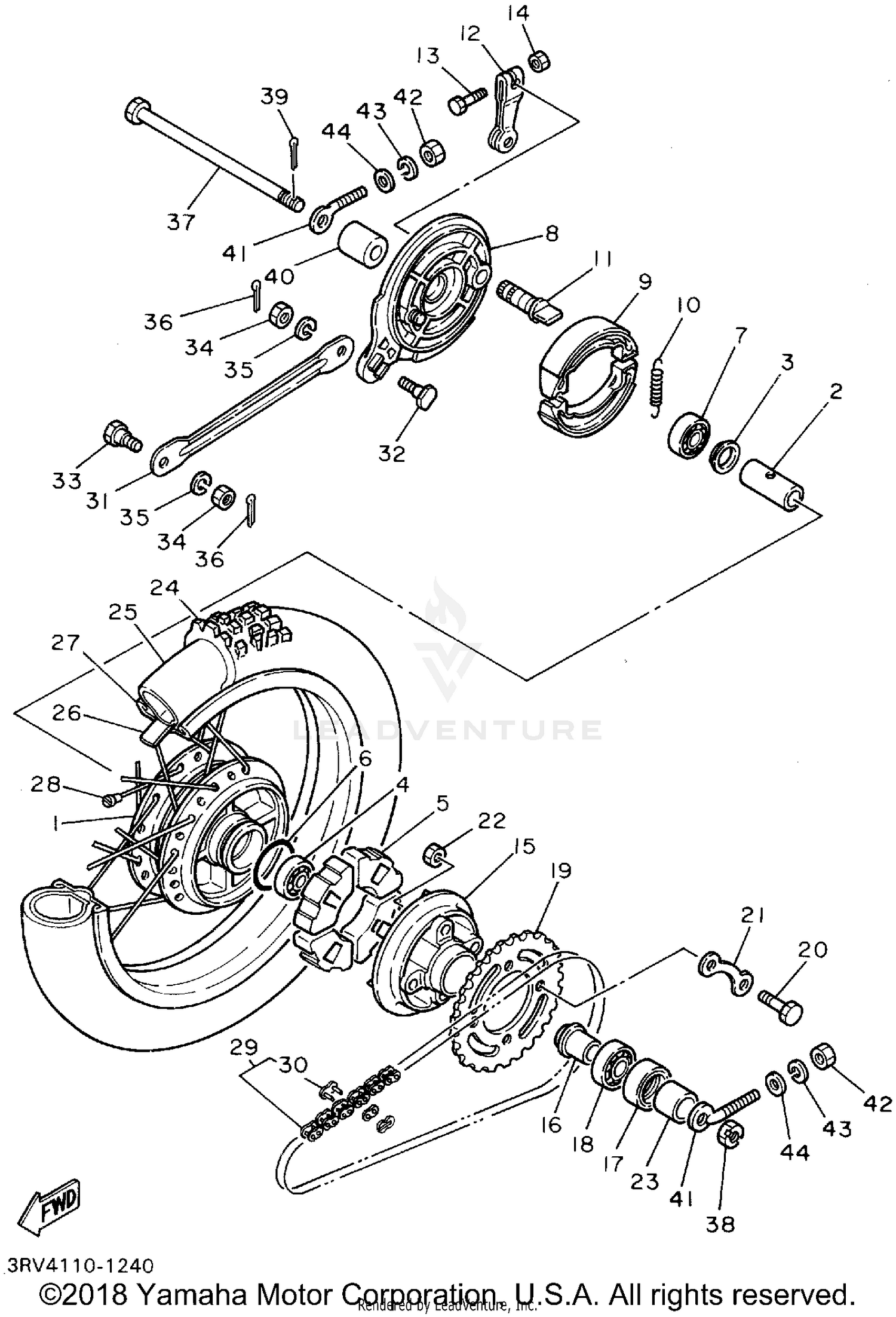 FRONT MASTER CYLINDER