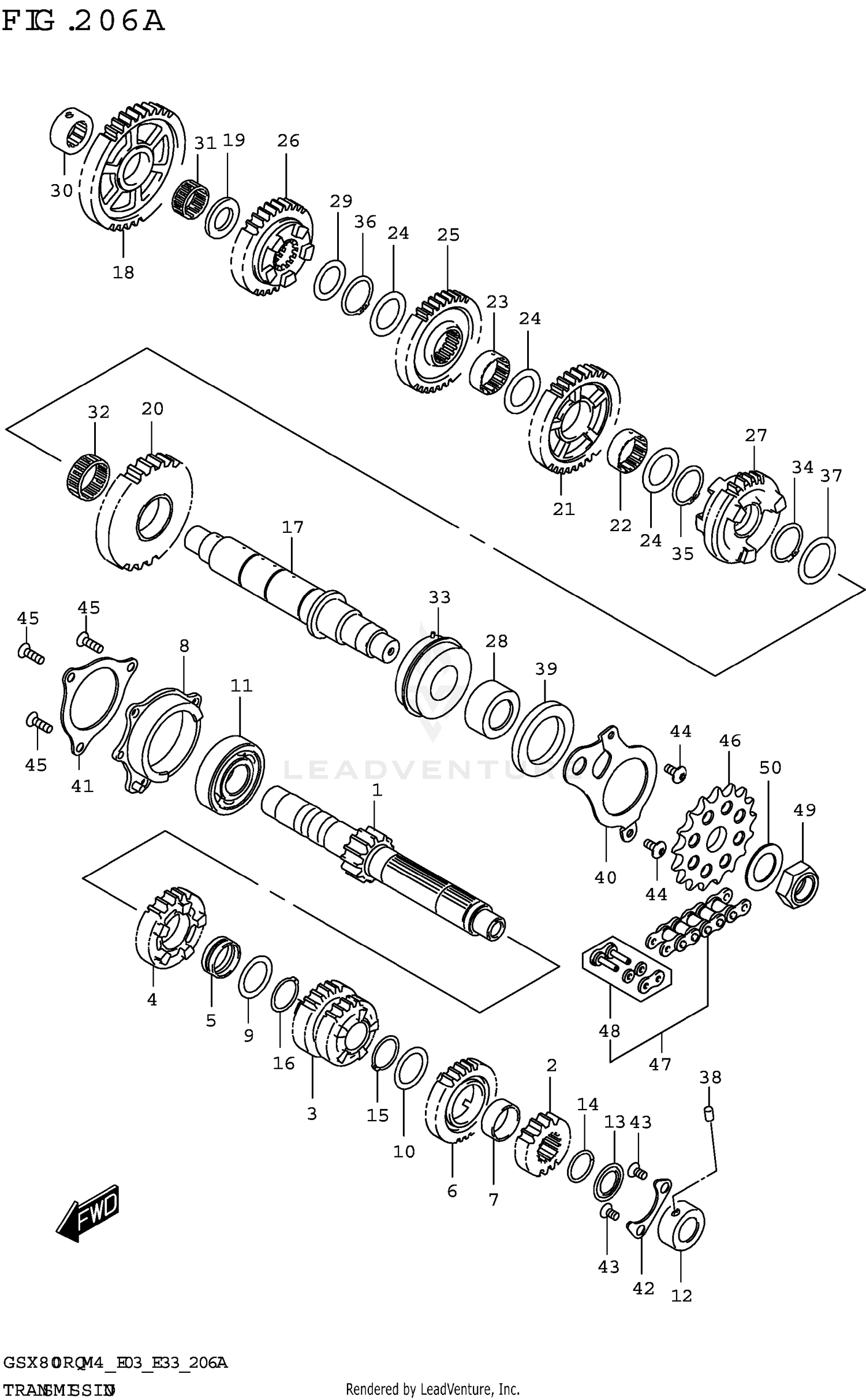 REAR SWINGING ARM
