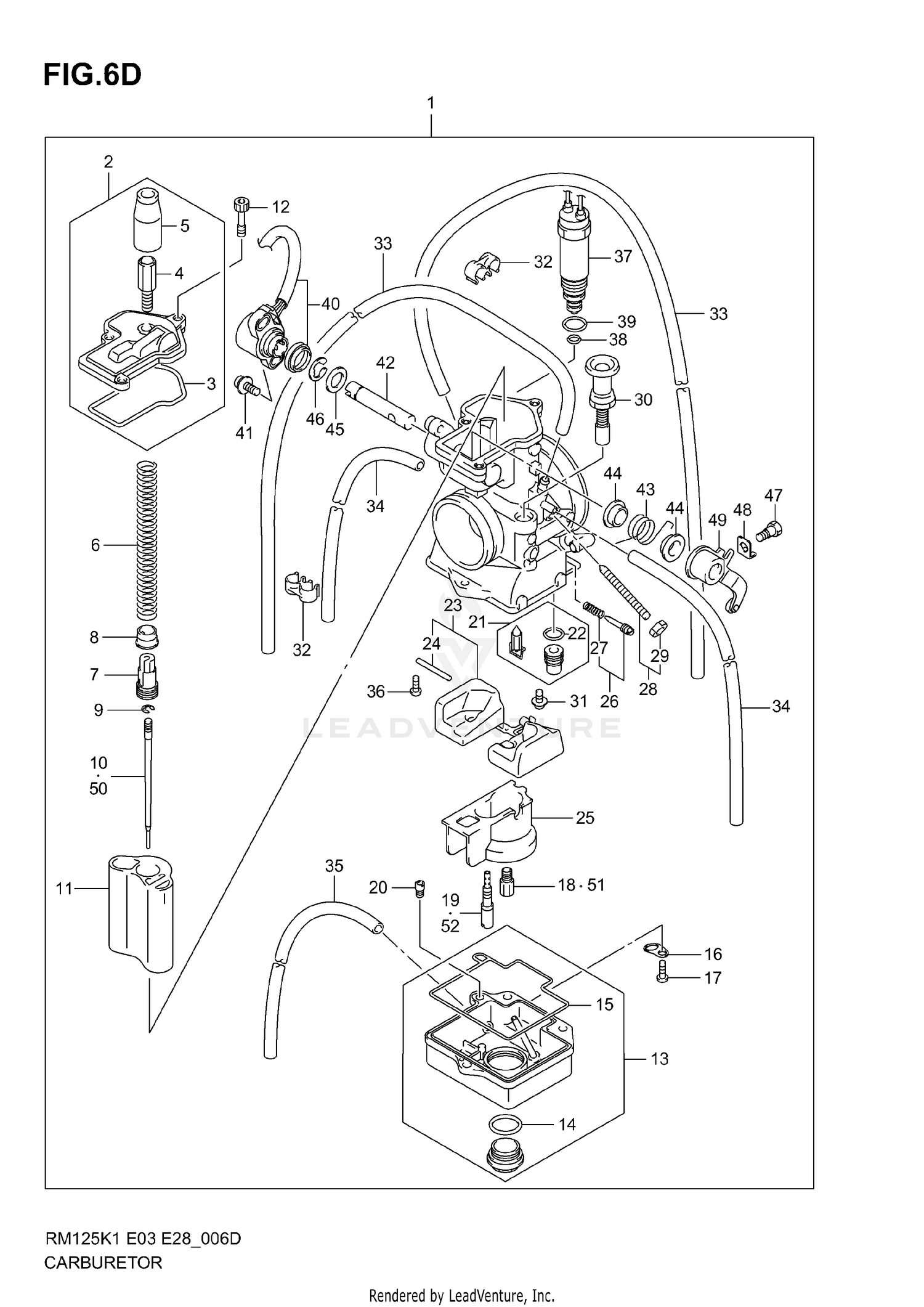 CARBURETOR (MODEL K5)