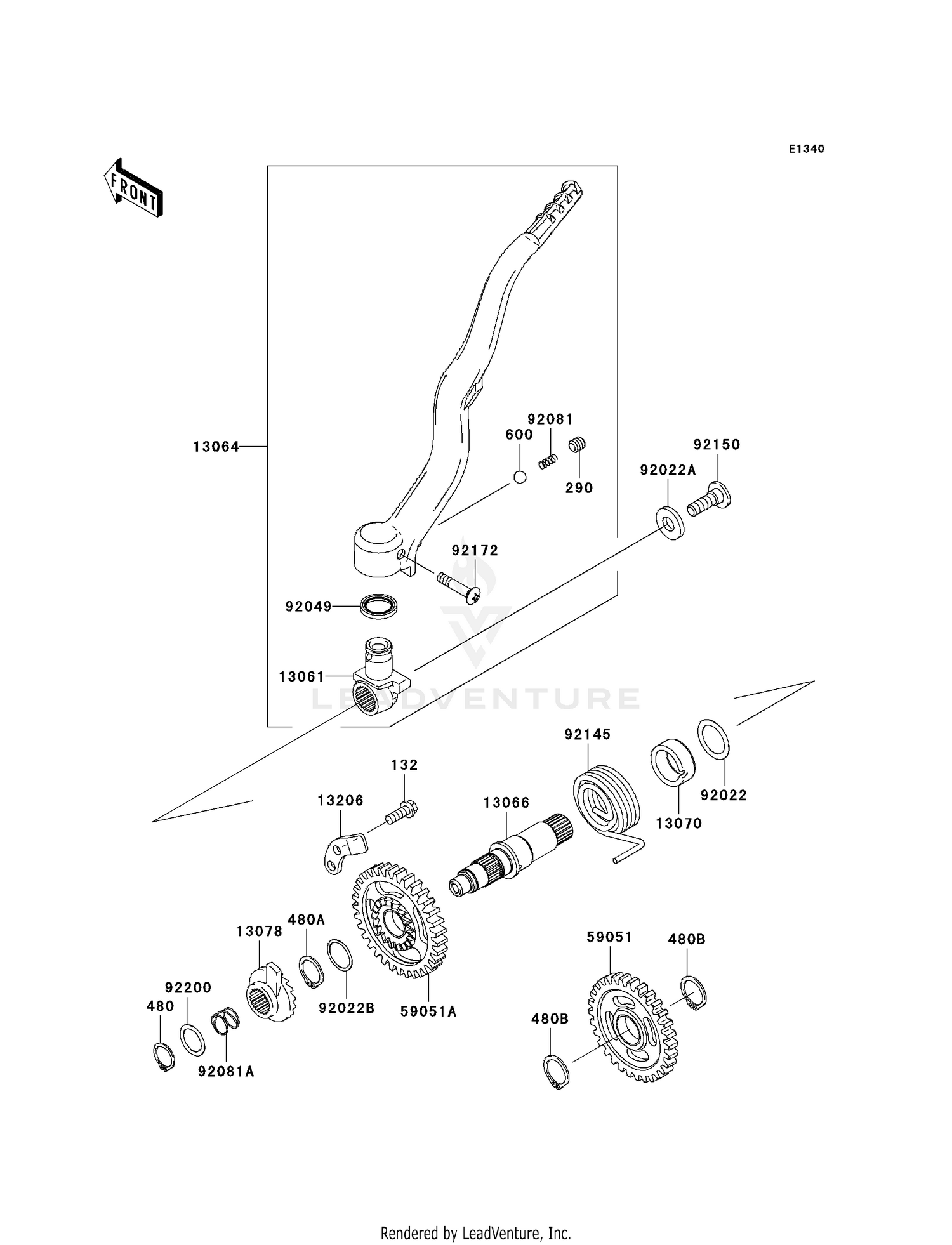 FRONT WHEEL (VL800TL8 E33)