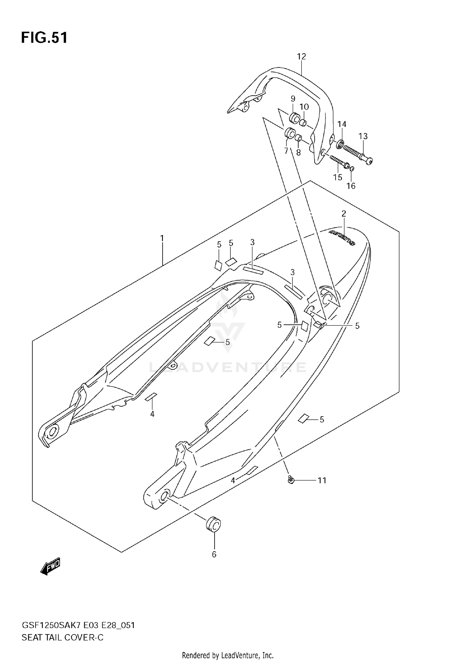 SEAT TAIL COVER