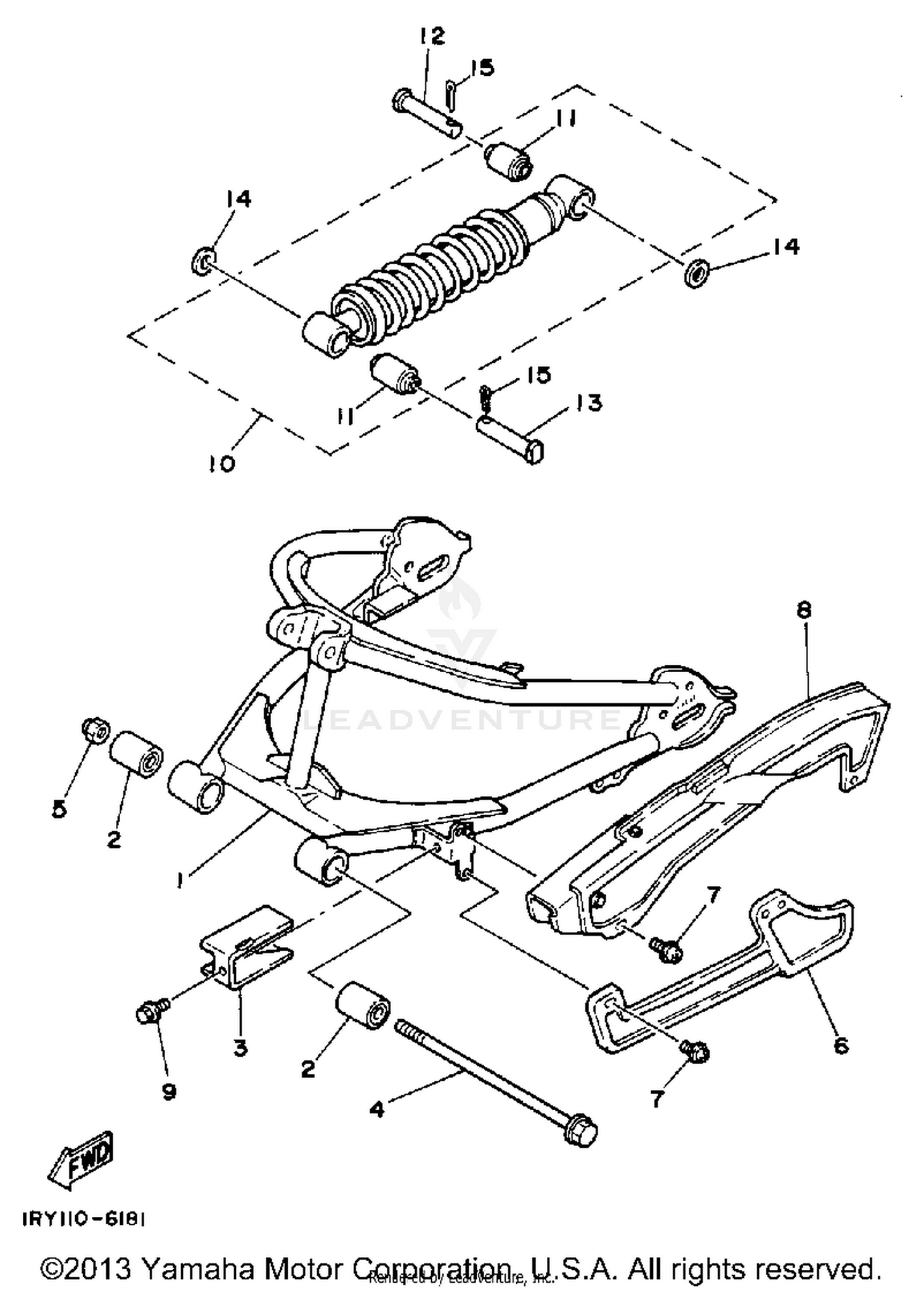 FRONT CYLINDER HEAD (VL1500BL4 E03)