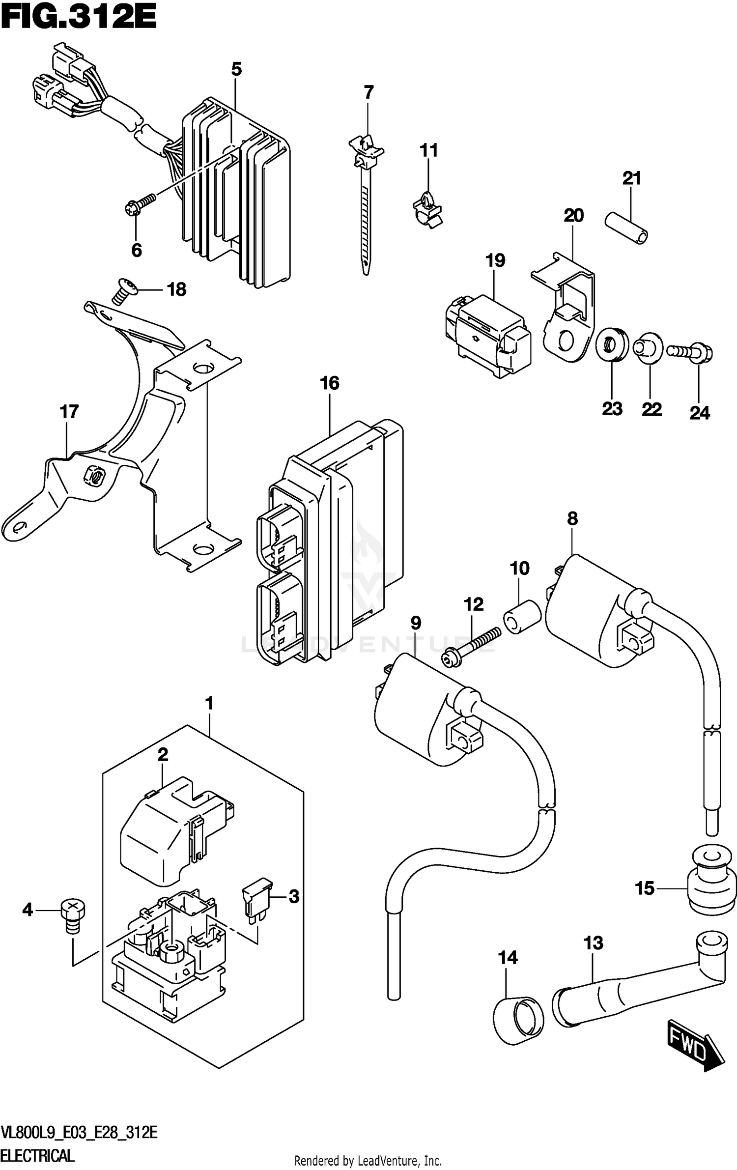 ELECTRICAL (VL800TL9 E28)