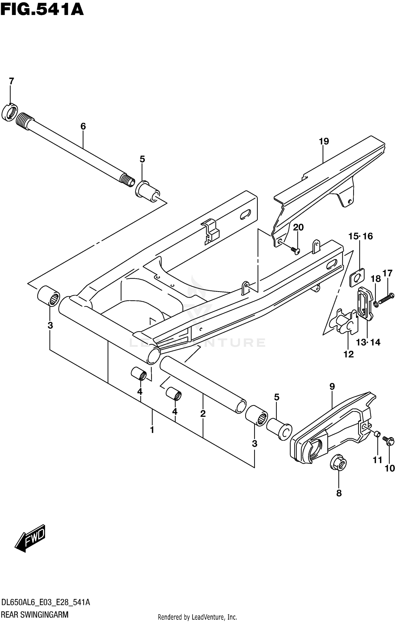 REAR SWINGINGARM