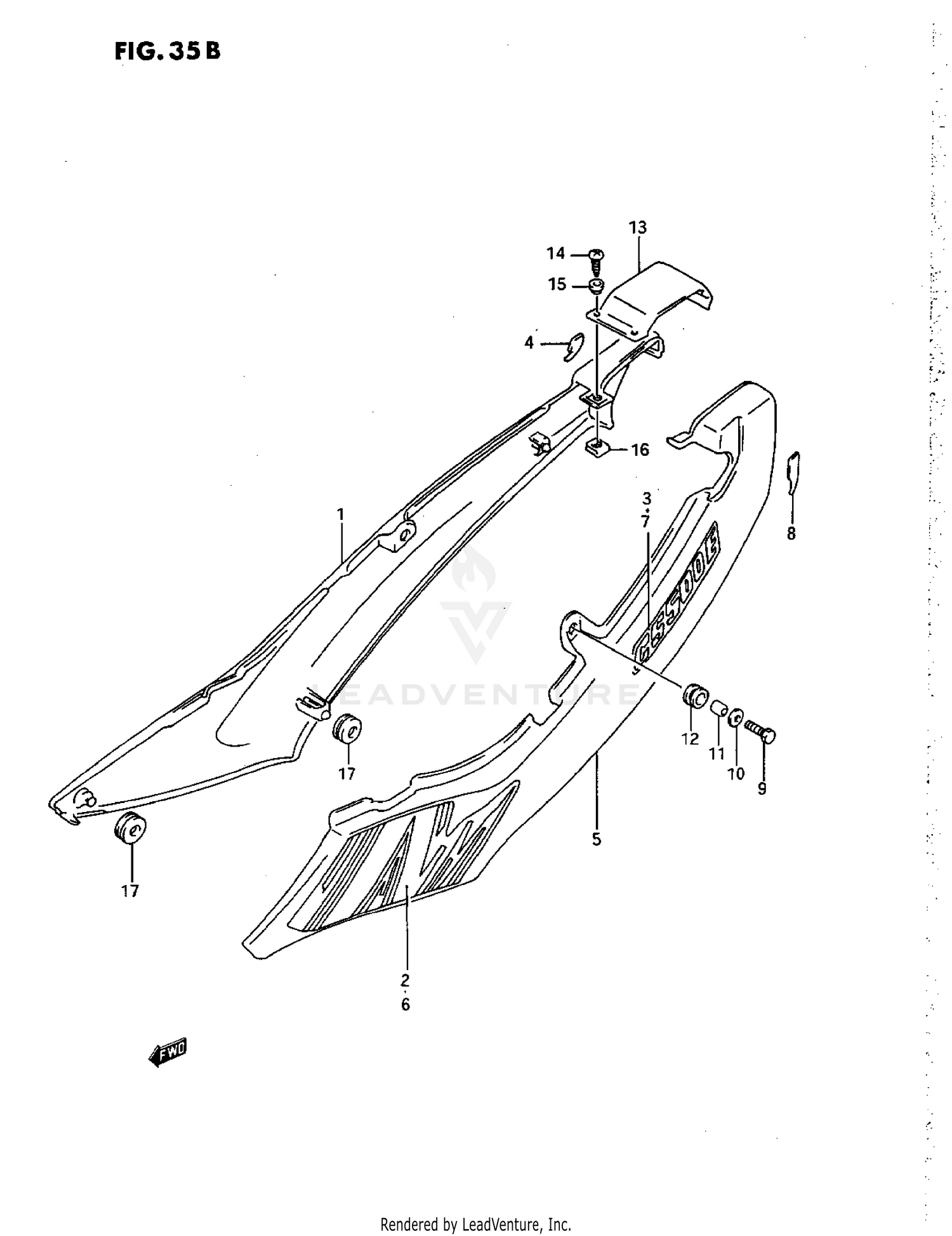 FRAME COVER (P)