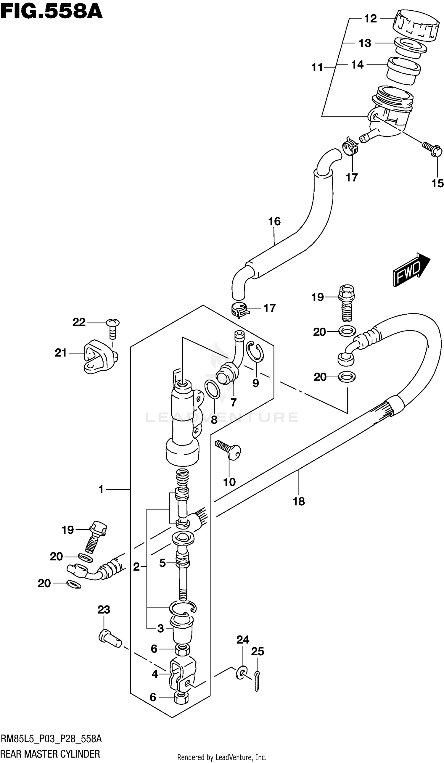 STEERING STEM (MODEL K7)