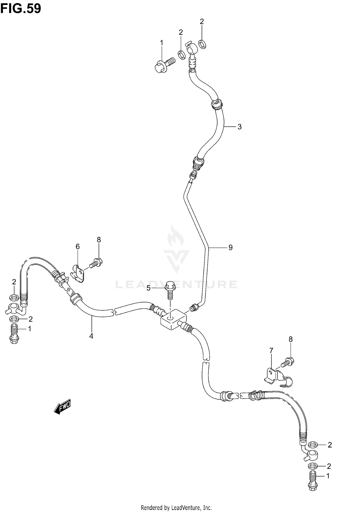 FRONT BRAKE HOSE
