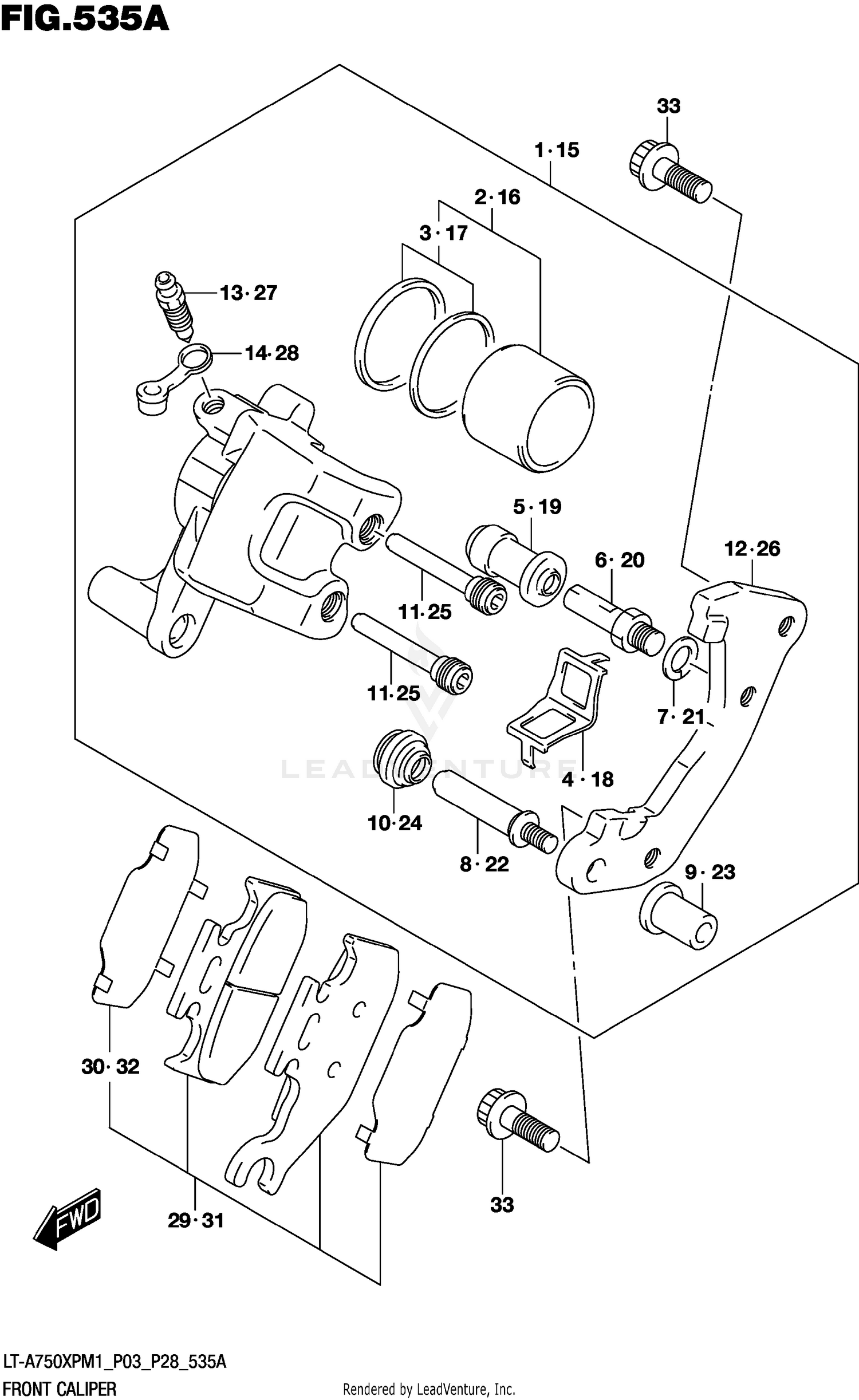FRONT CALIPER