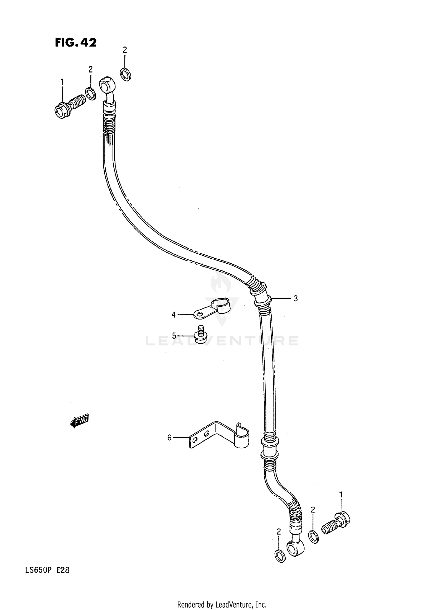 FRONT BRAKE HOSE
