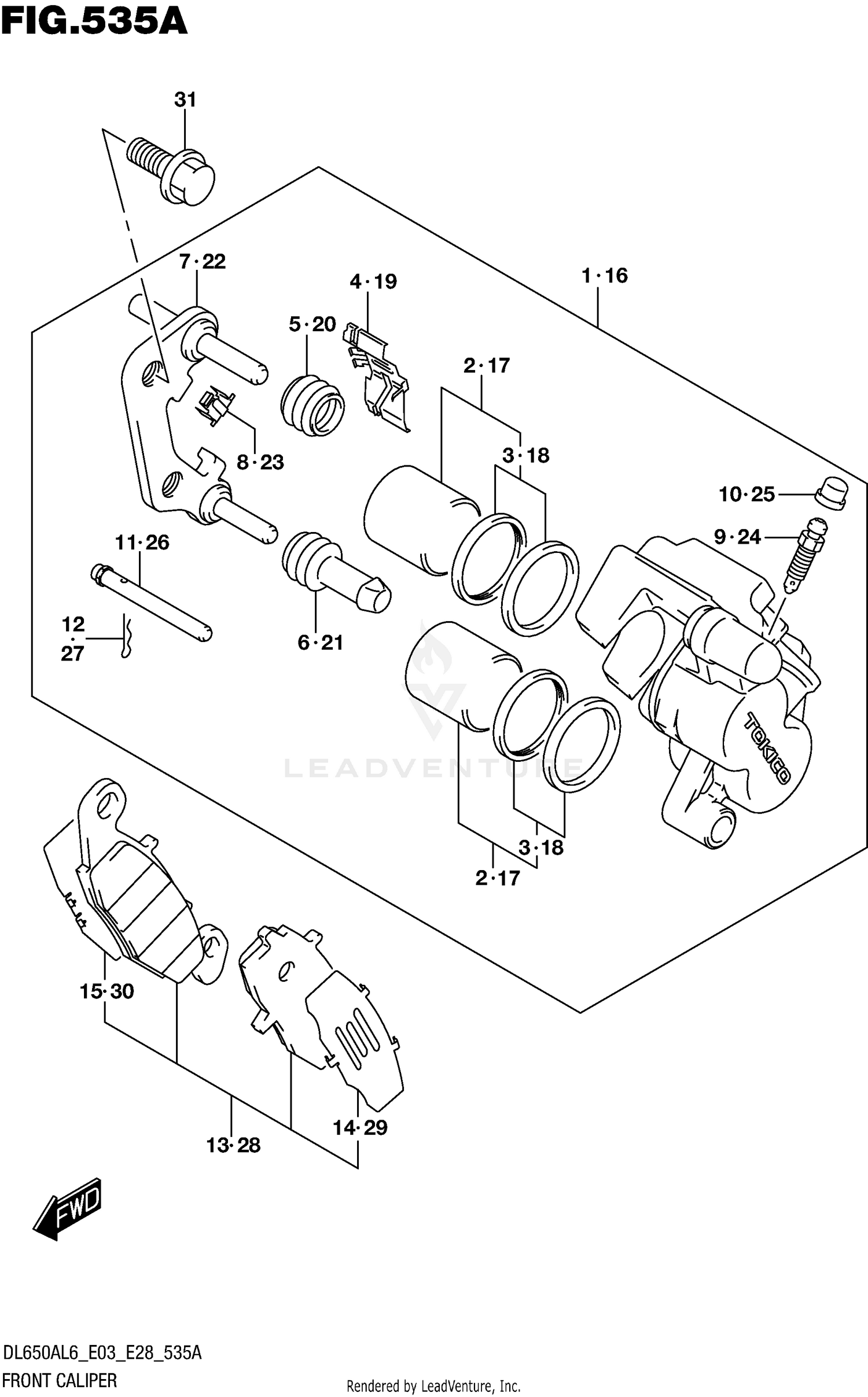 FRONT CALIPER