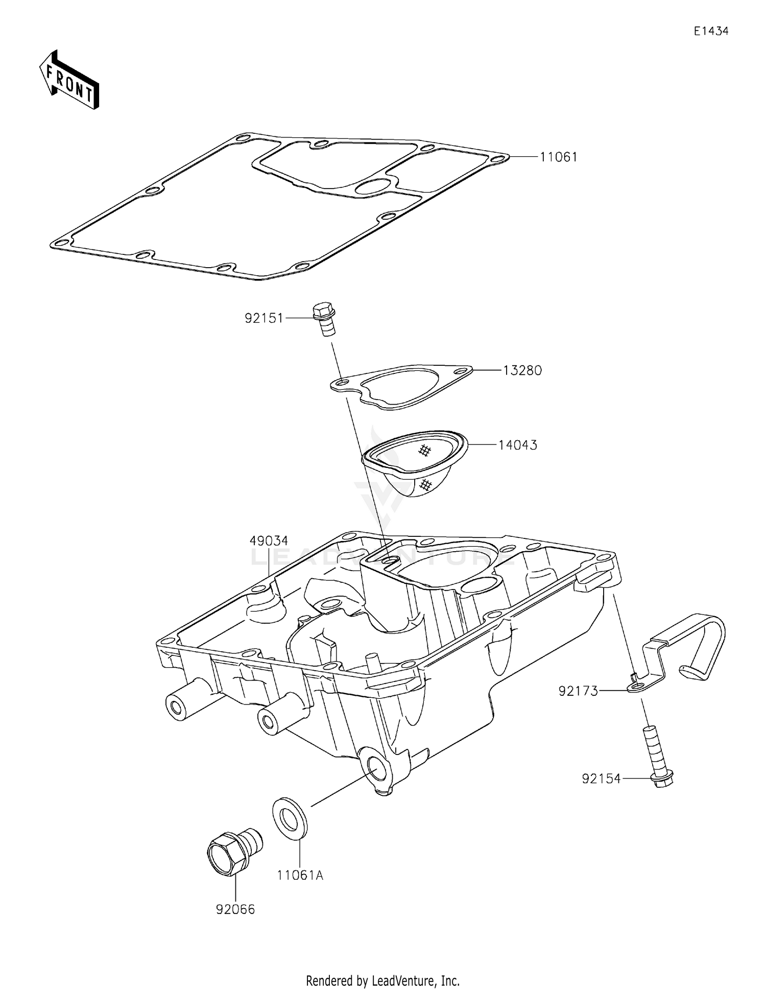 SHIFT LEVER (LT-A400FL7 P33)