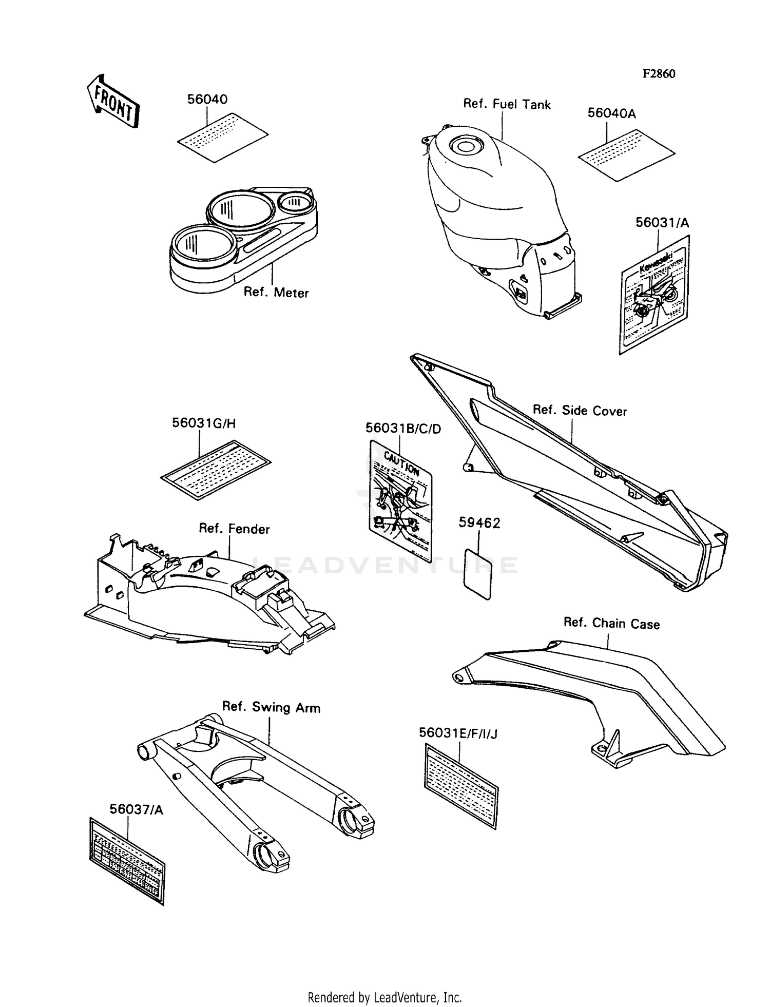 RH HANDLE LEVER