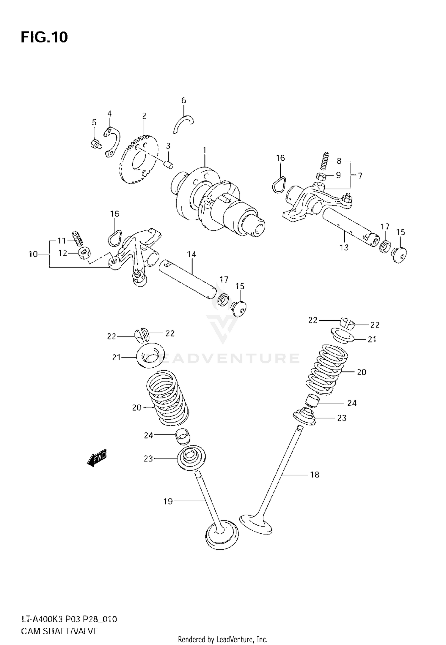CAMSHAFT - VALVE