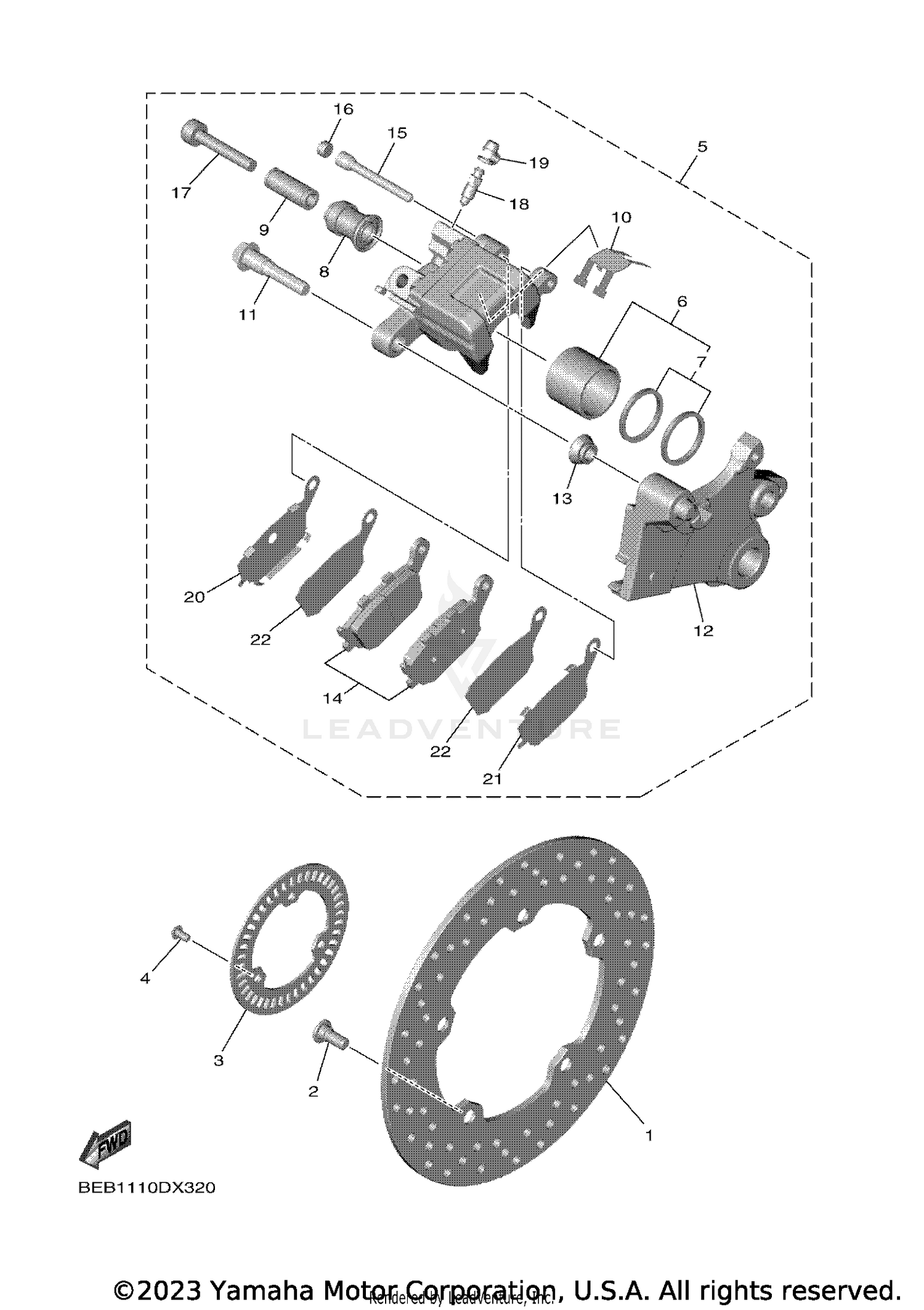 FRONT FORK (MODEL E)