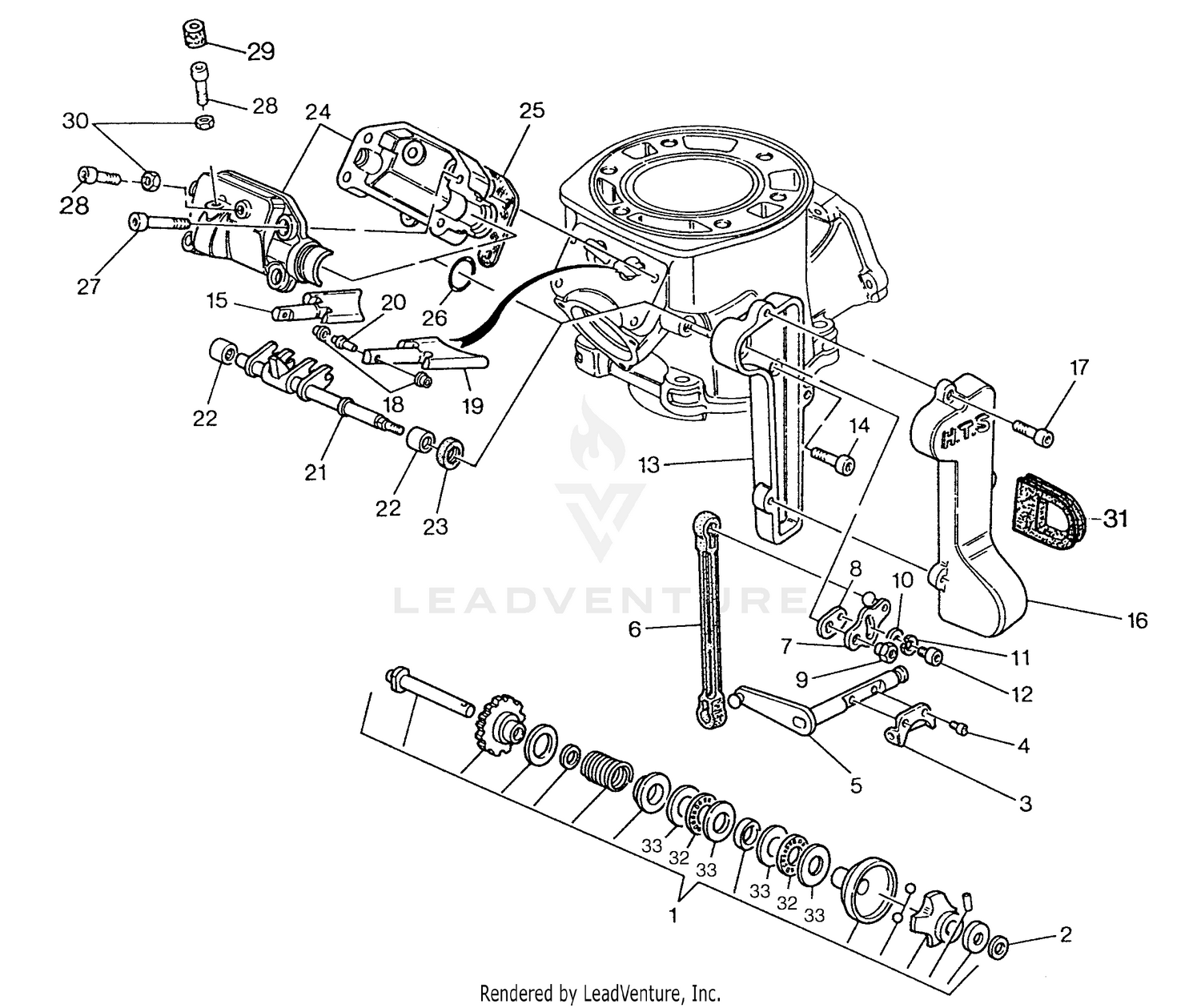 FRONT DAMPER  (MODEL R/S)