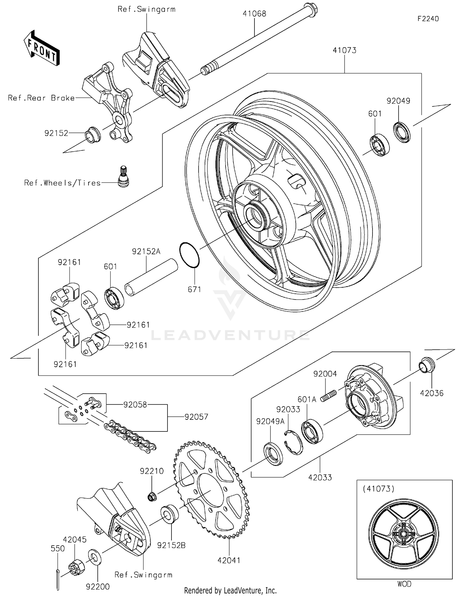 FRONT FENDER (MODEL K7)