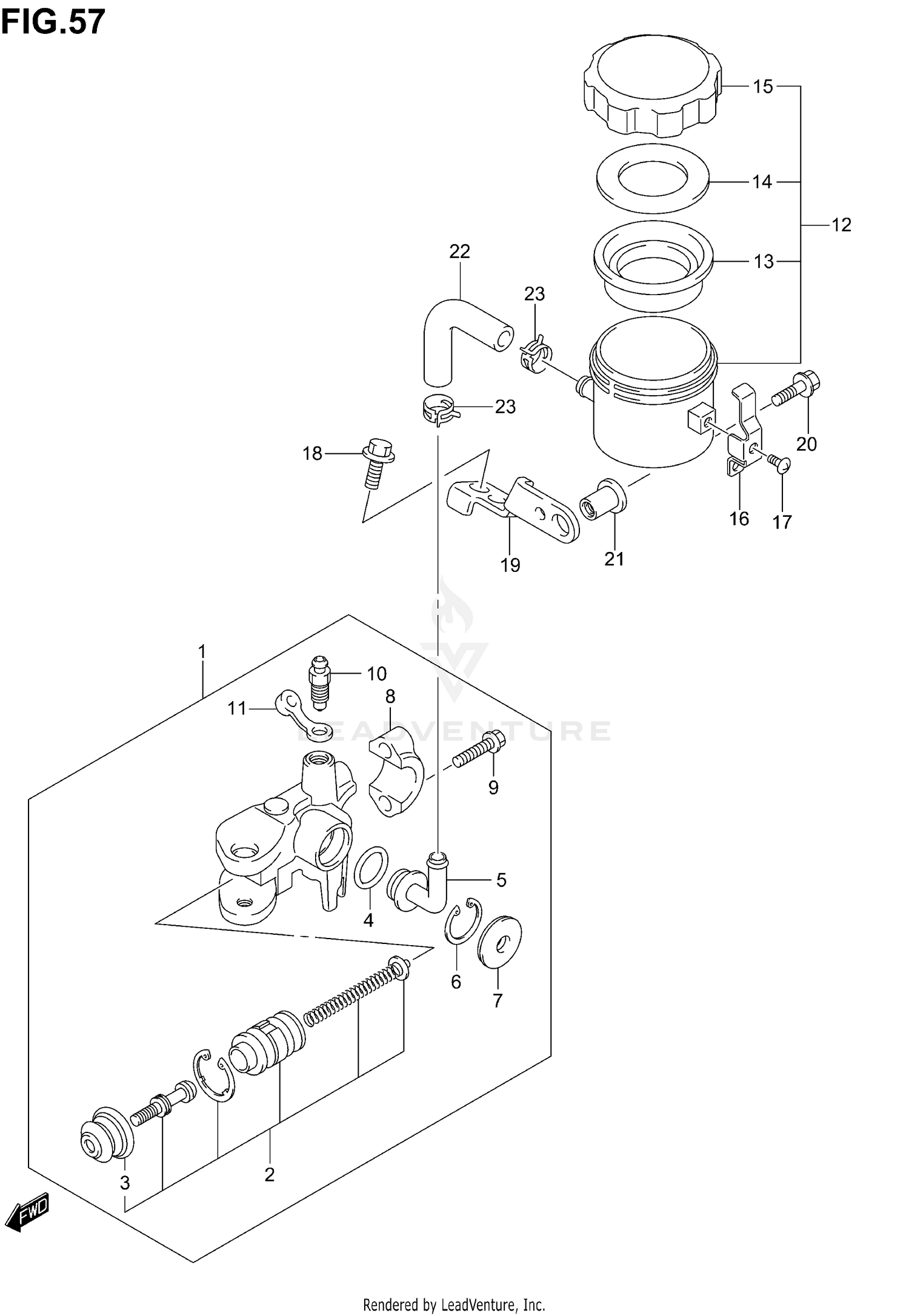 FRONT MASTER CYLINDER