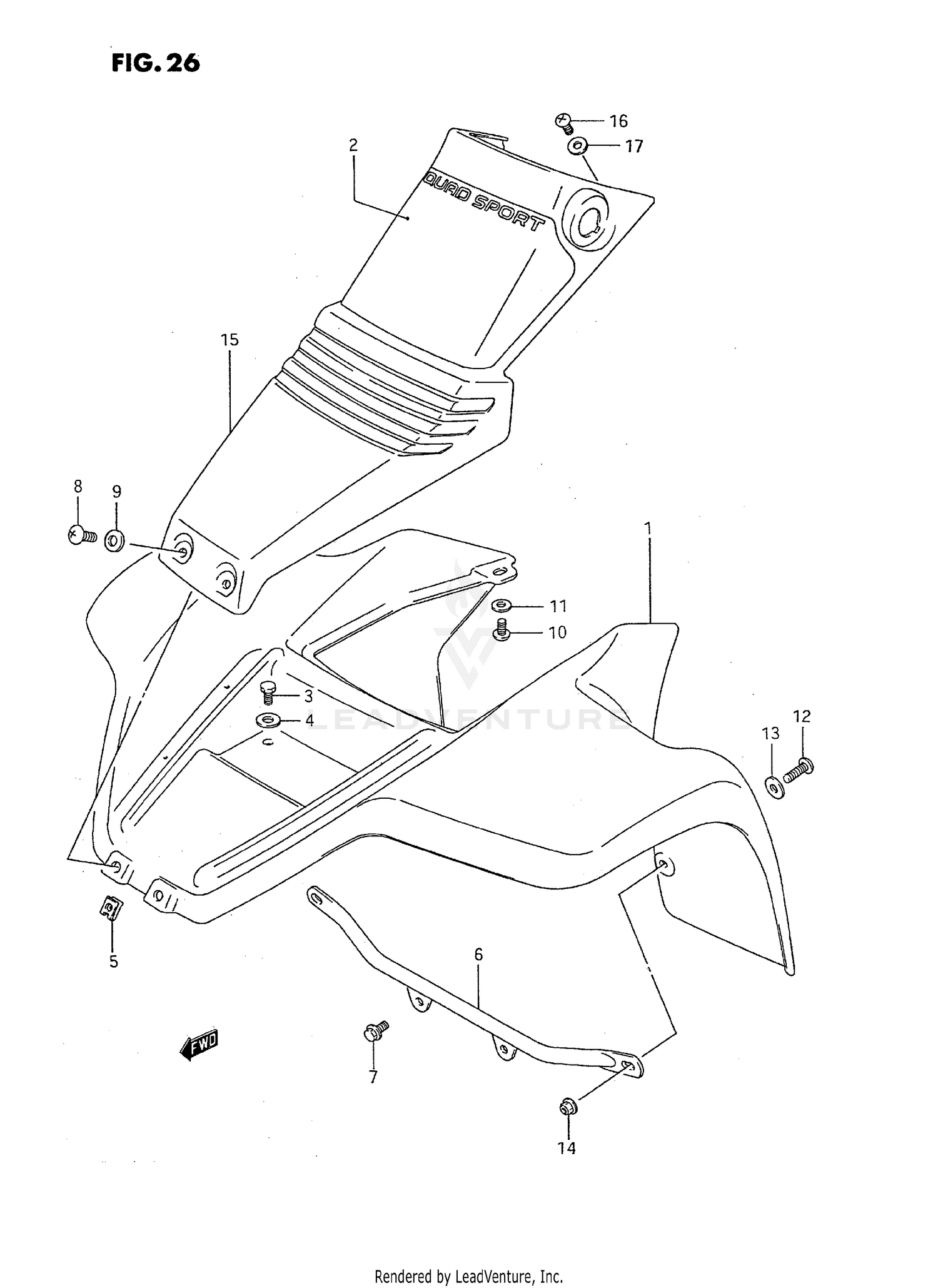 FRONT FENDER (MODEL H)