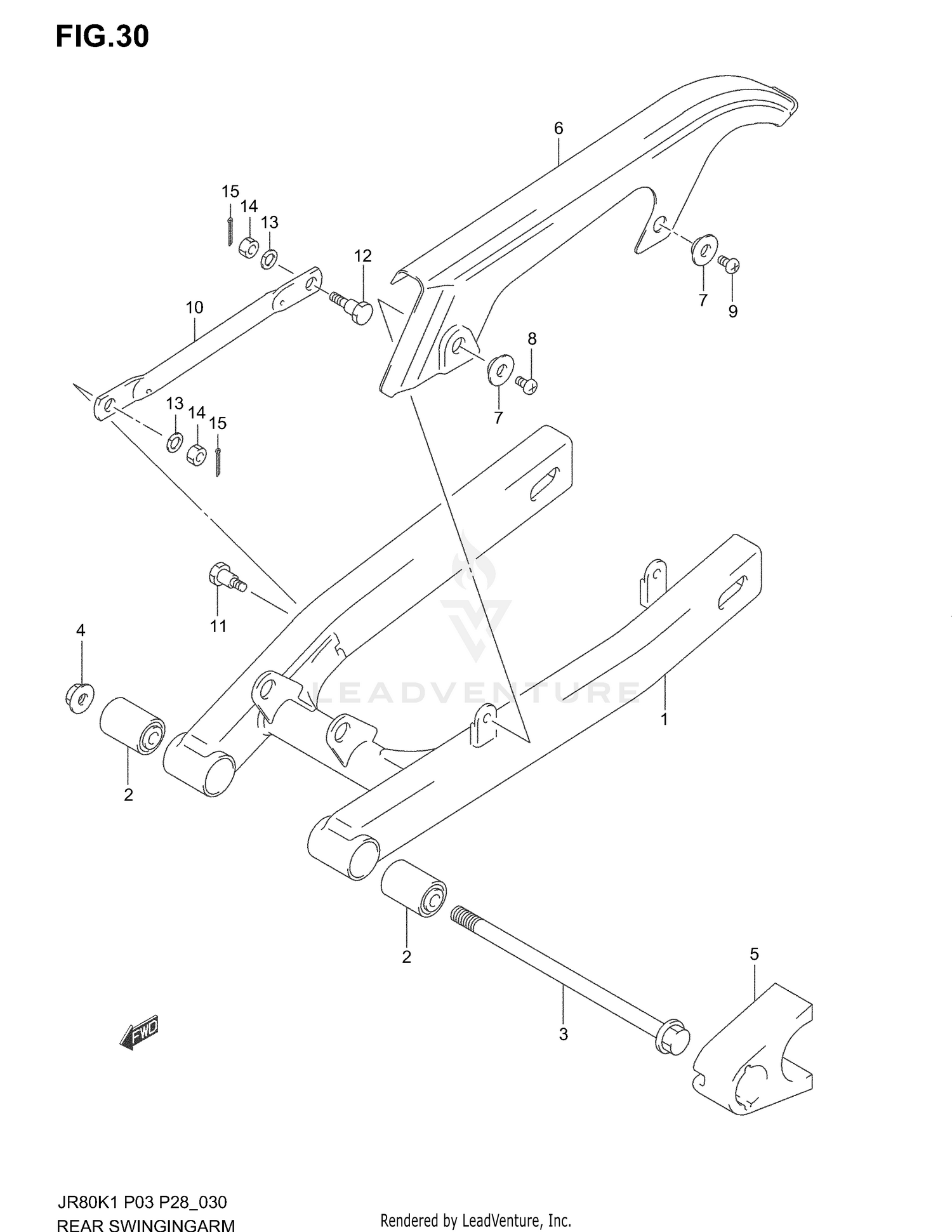 REAR SWINGING ARM