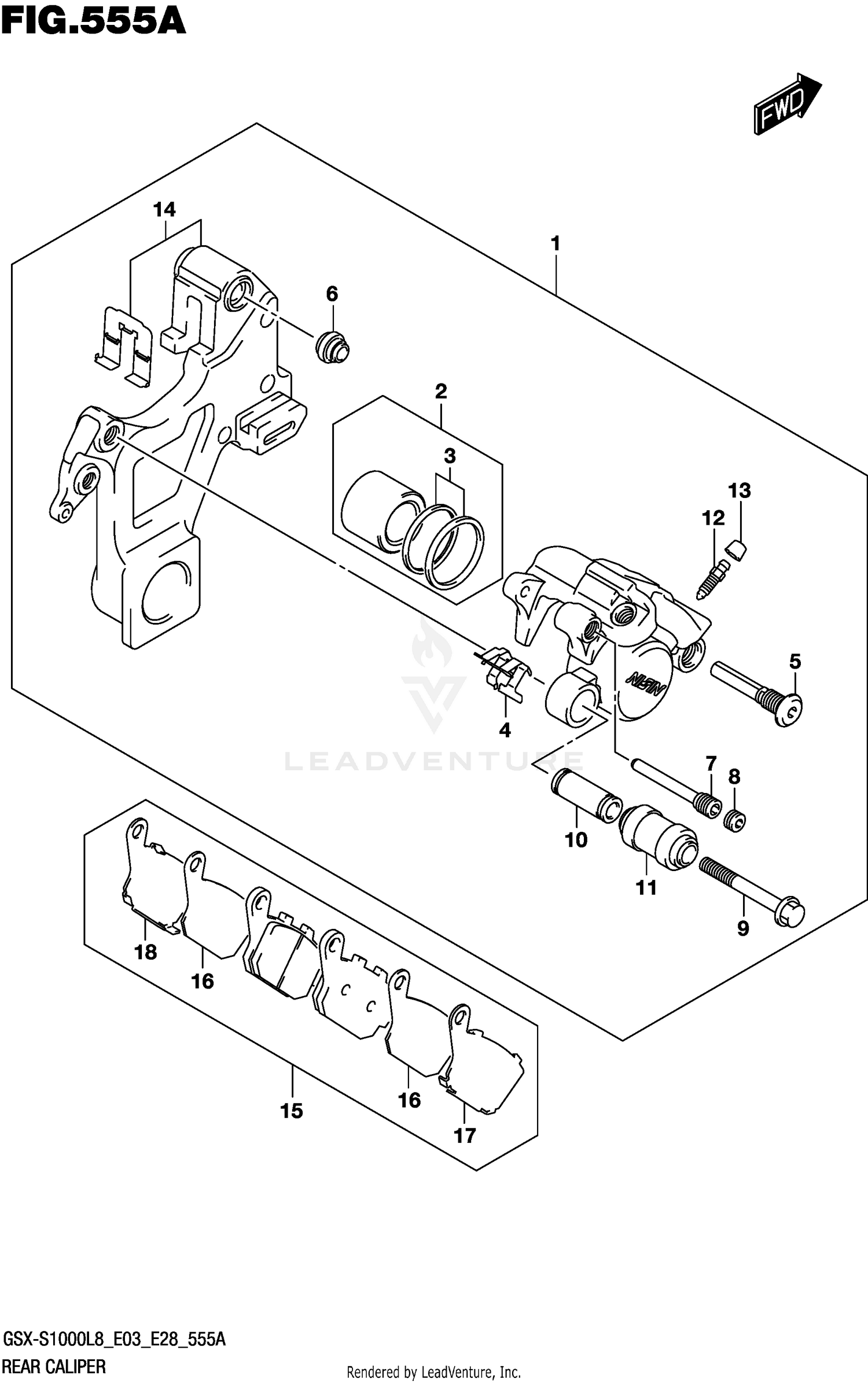 REAR CALIPER