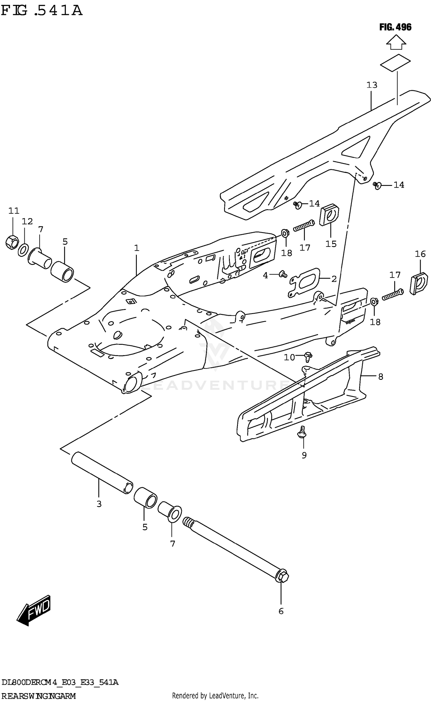 REAR SWINGINGARM