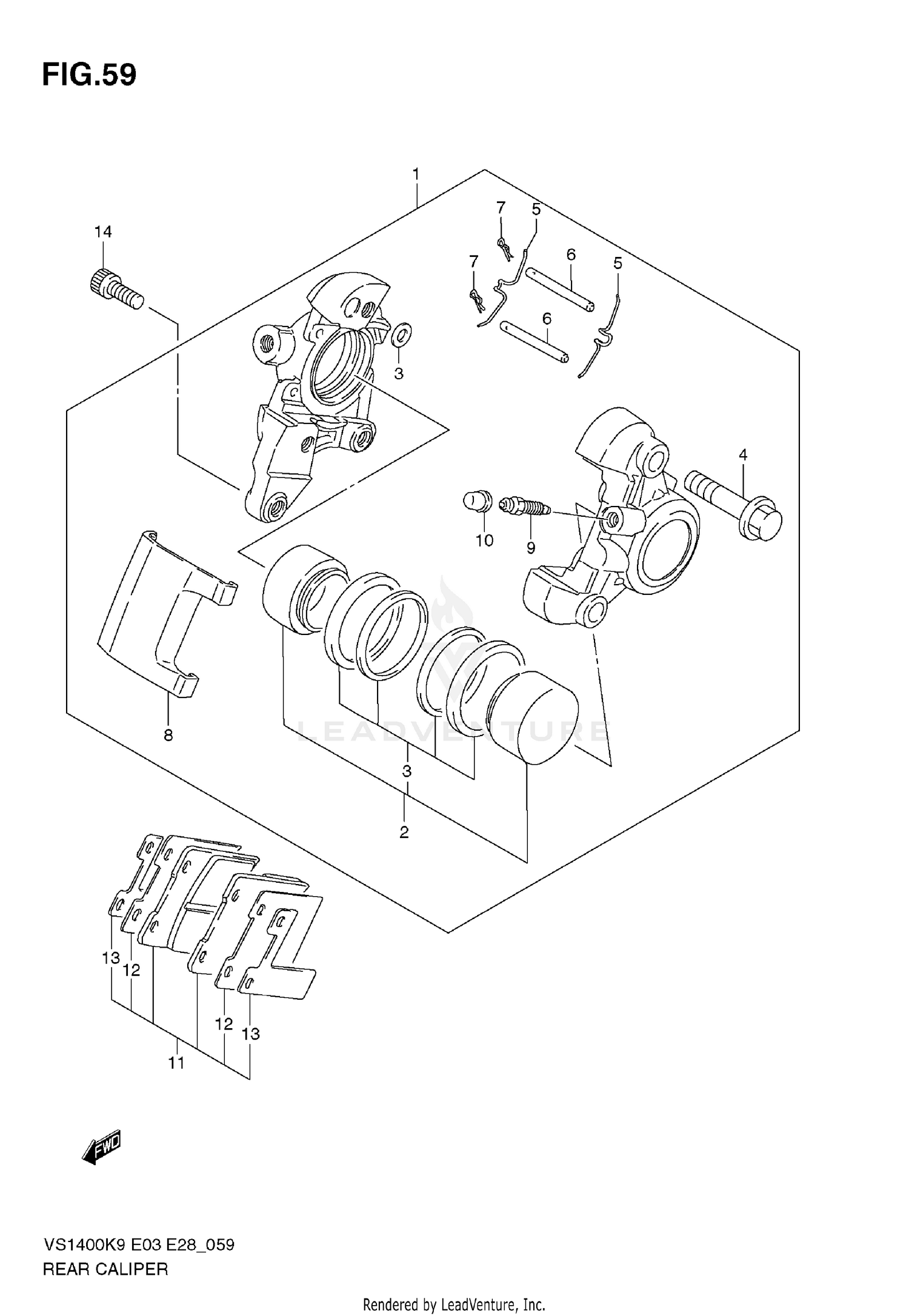 REAR CALIPER
