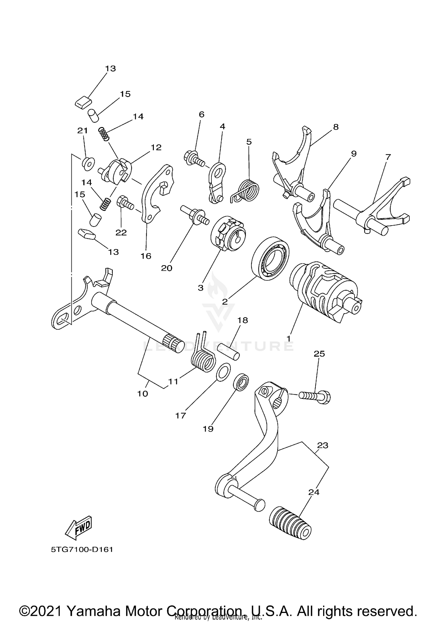 LH HANDLE LEVER
